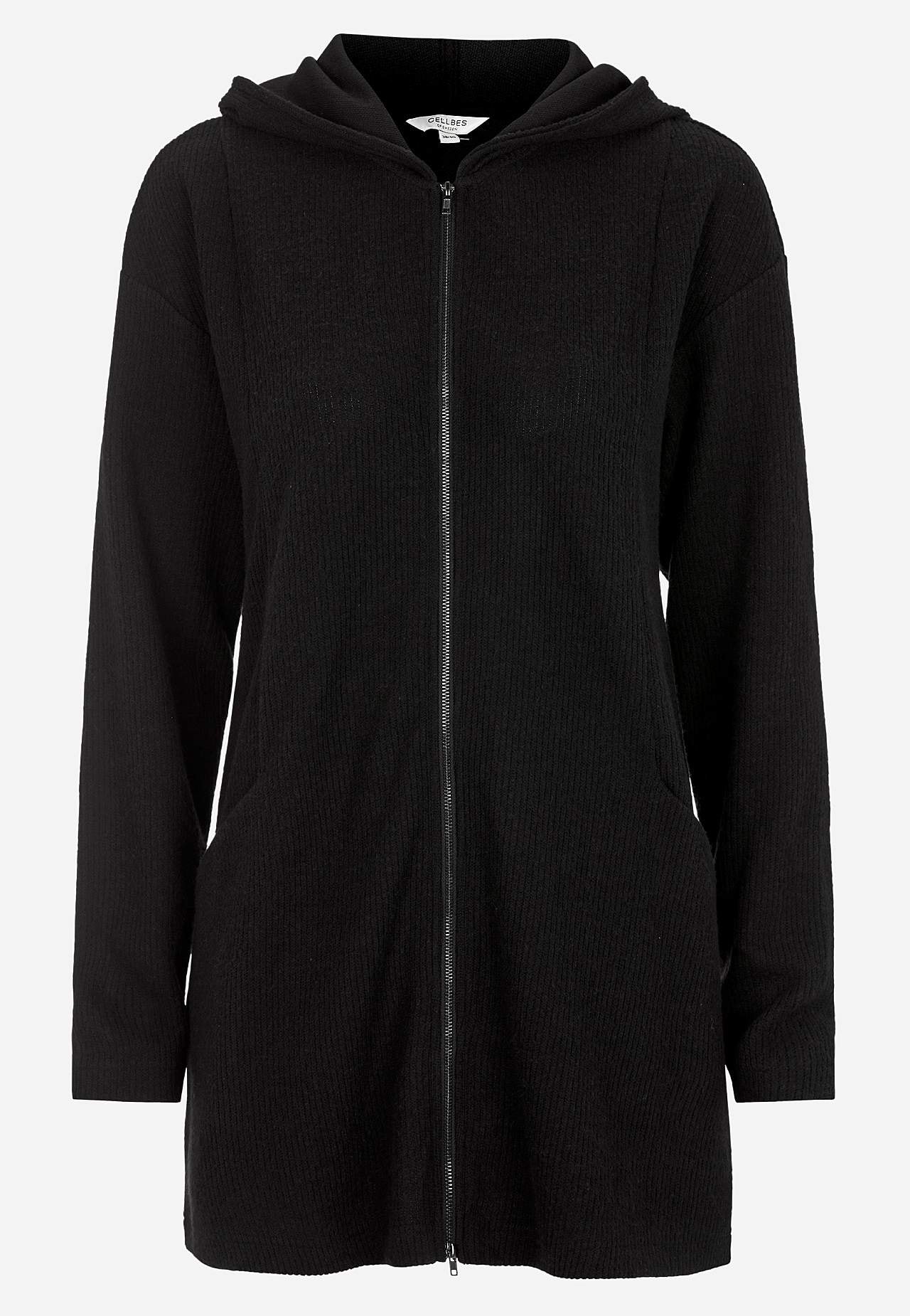 Supermyk lang cardigan med lommer
