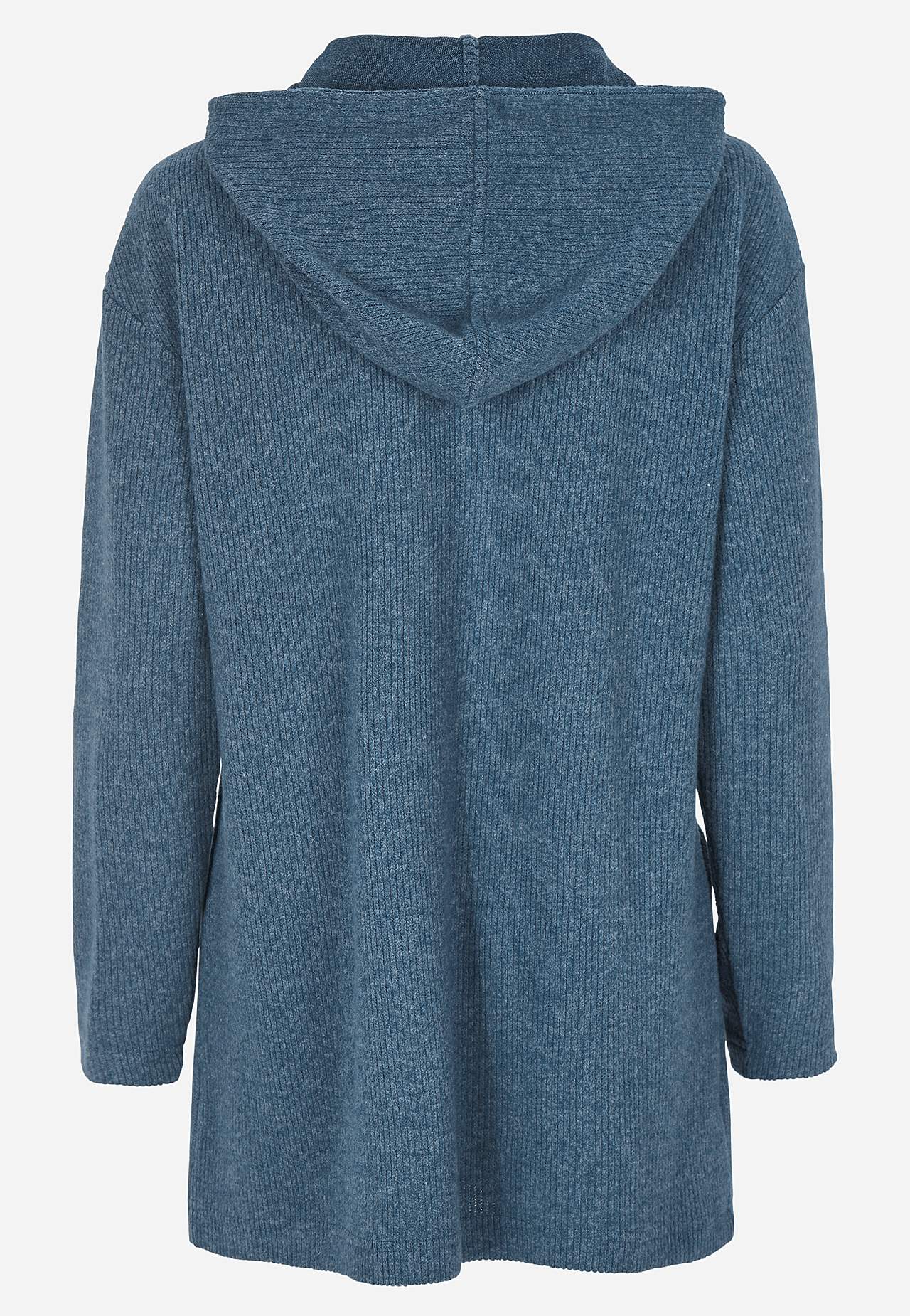 Supermyk lang cardigan med lommer