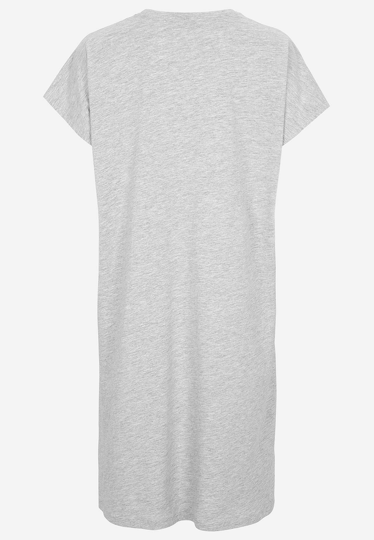 Kort nattkjole i bomull 2-pack