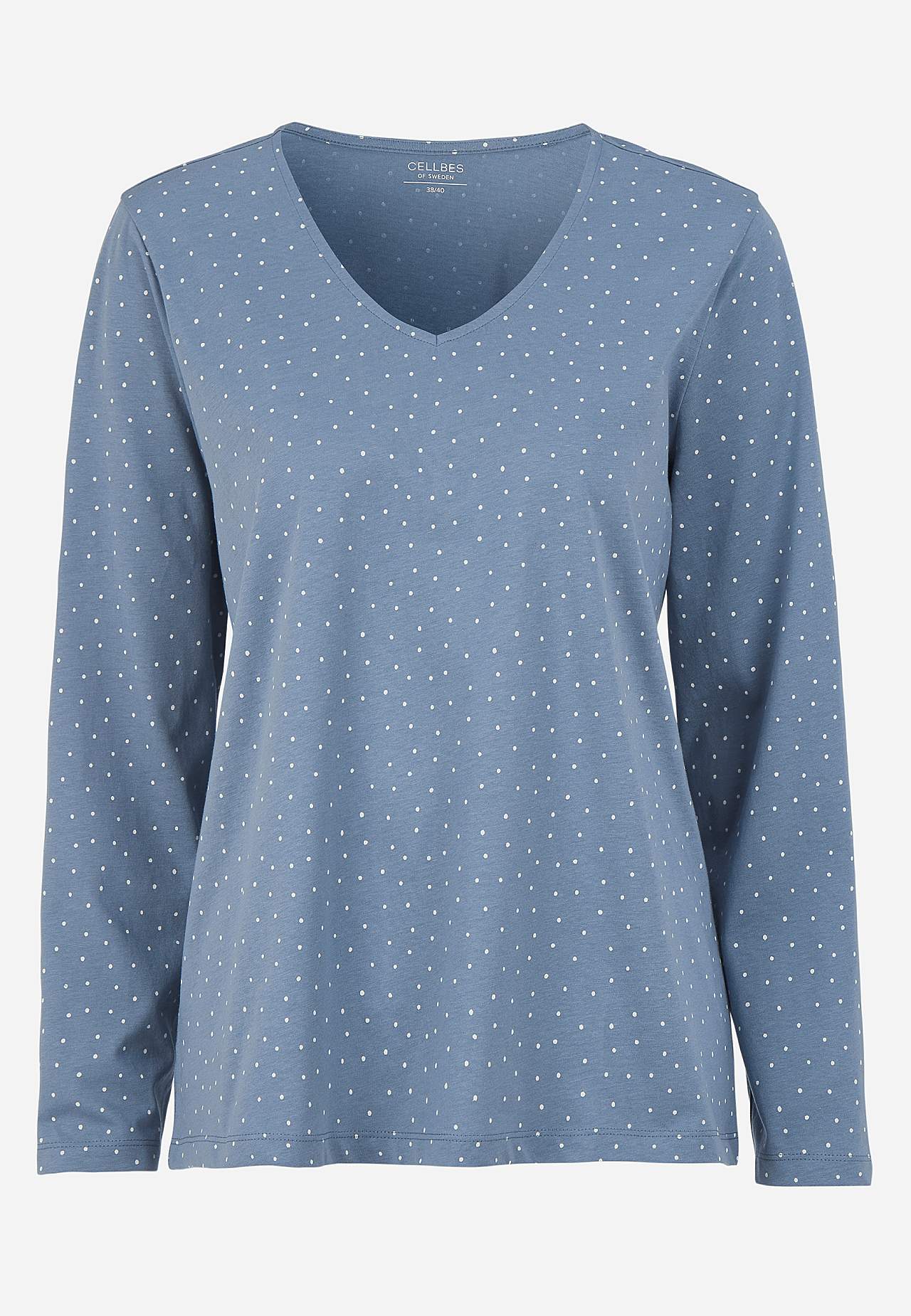 Todelt pyjamas med prikker