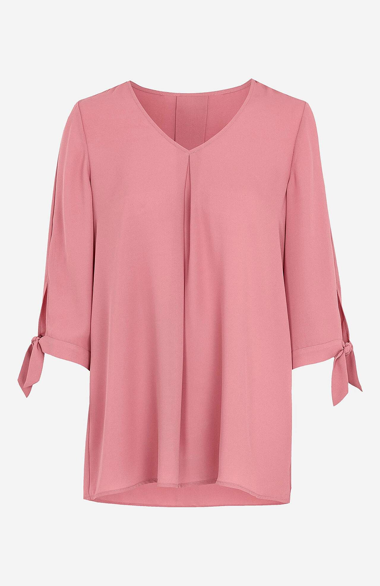 Vevd bluse med 3/4-ermer Alice