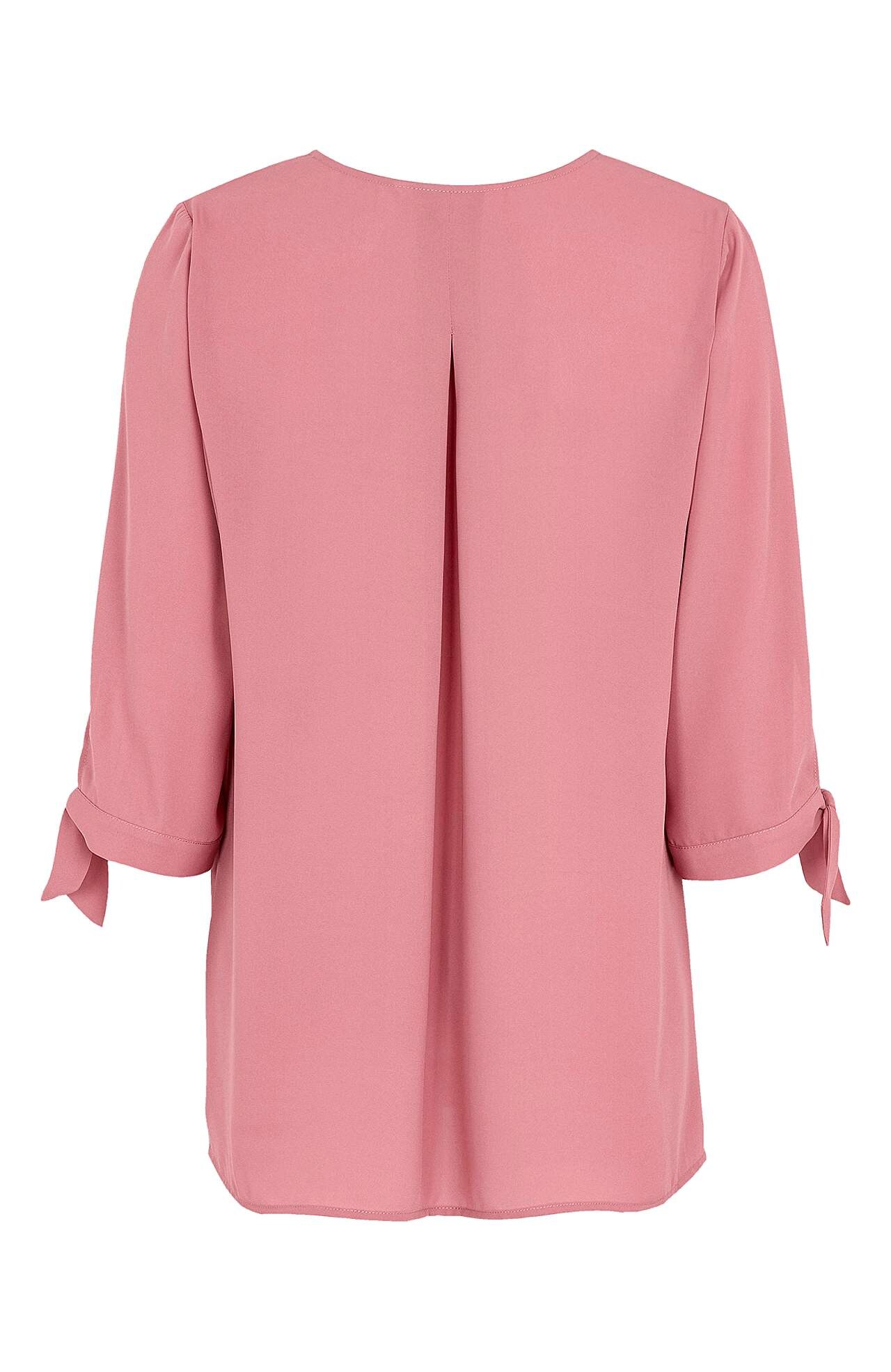 Vevd bluse med 3/4-ermer Alice