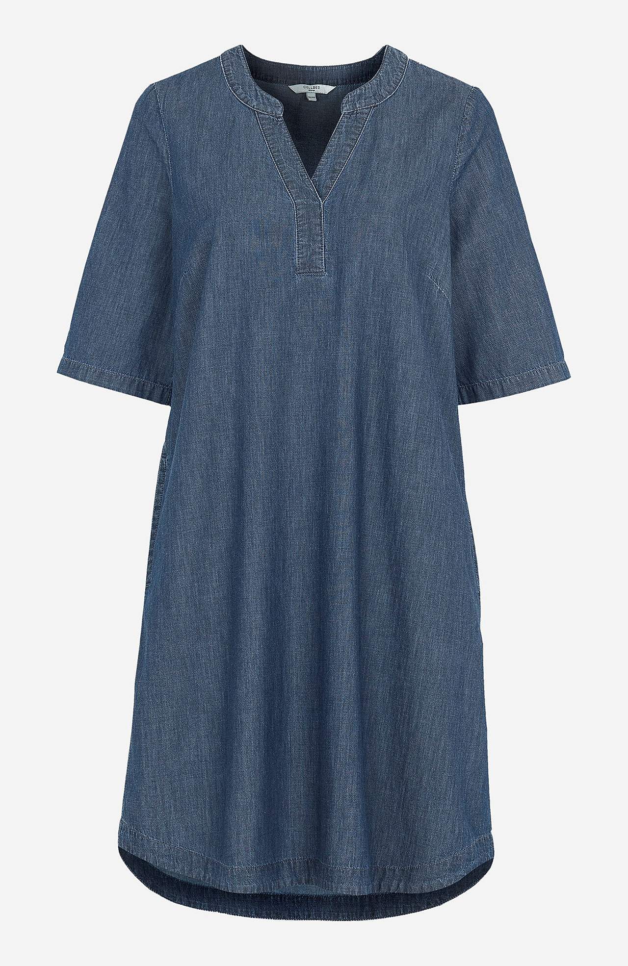 Denimkjole i mykvasket denim