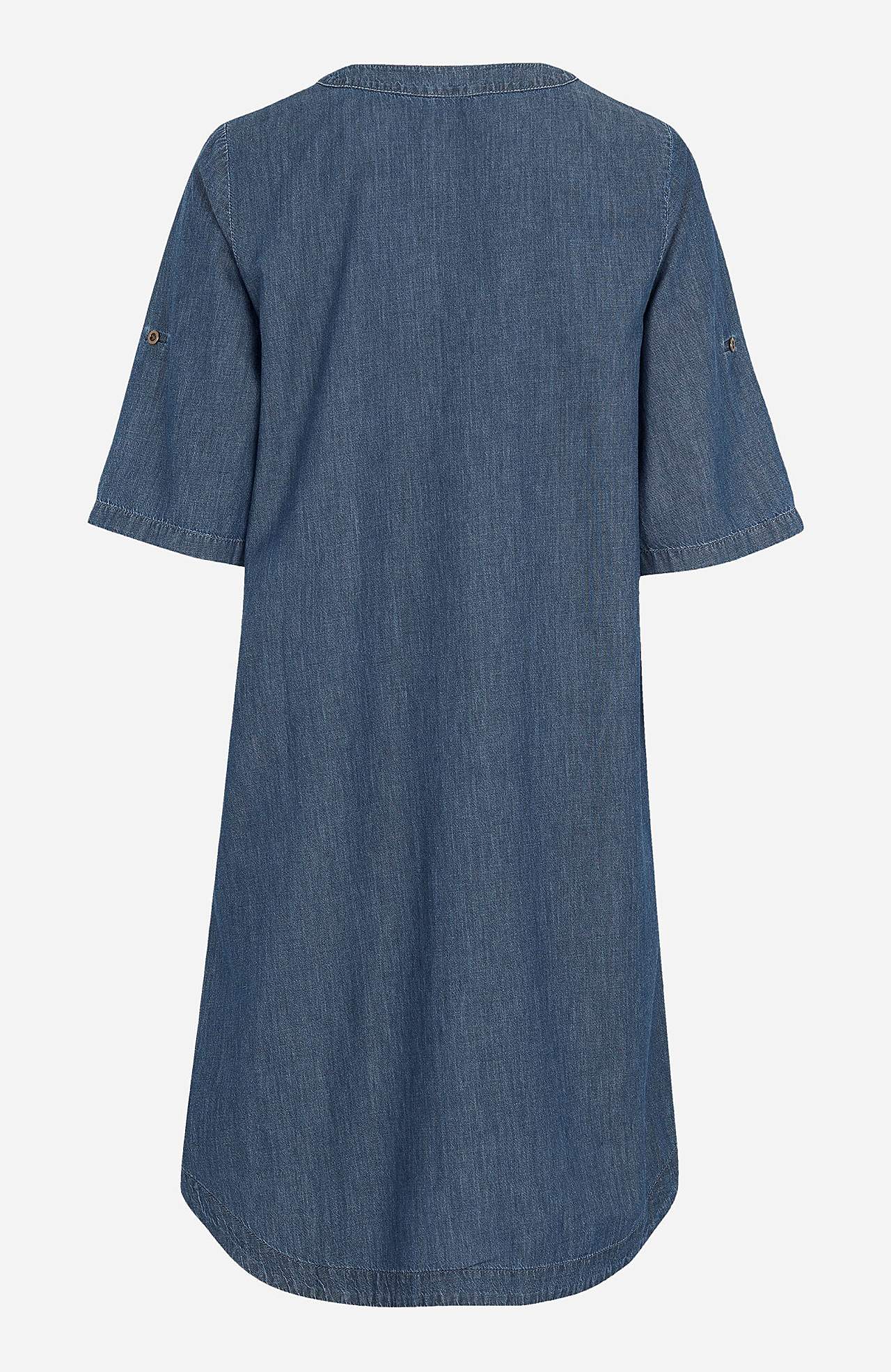 Denimkjole i mykvasket denim