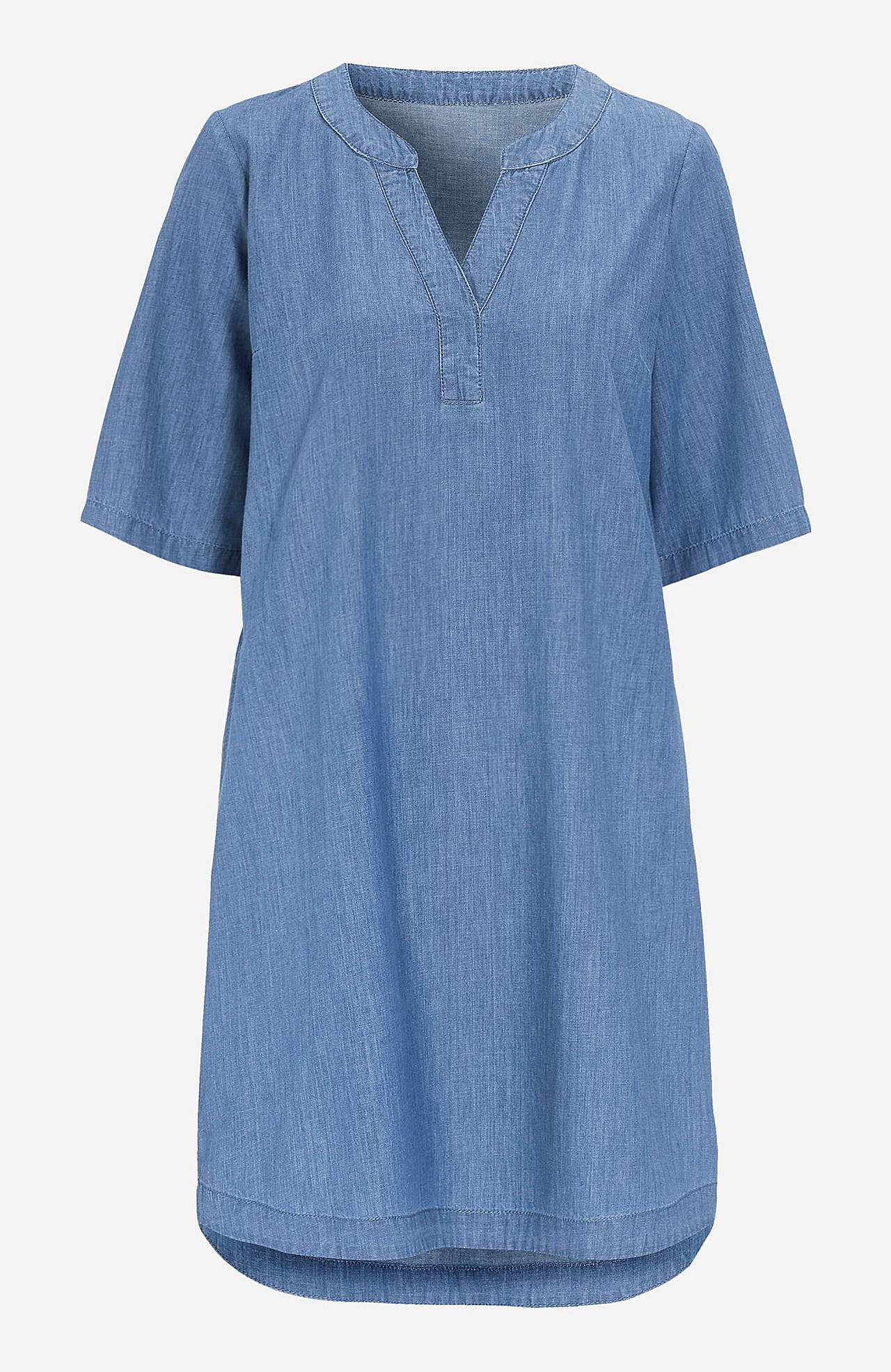 Denimkjole i mykvasket denim