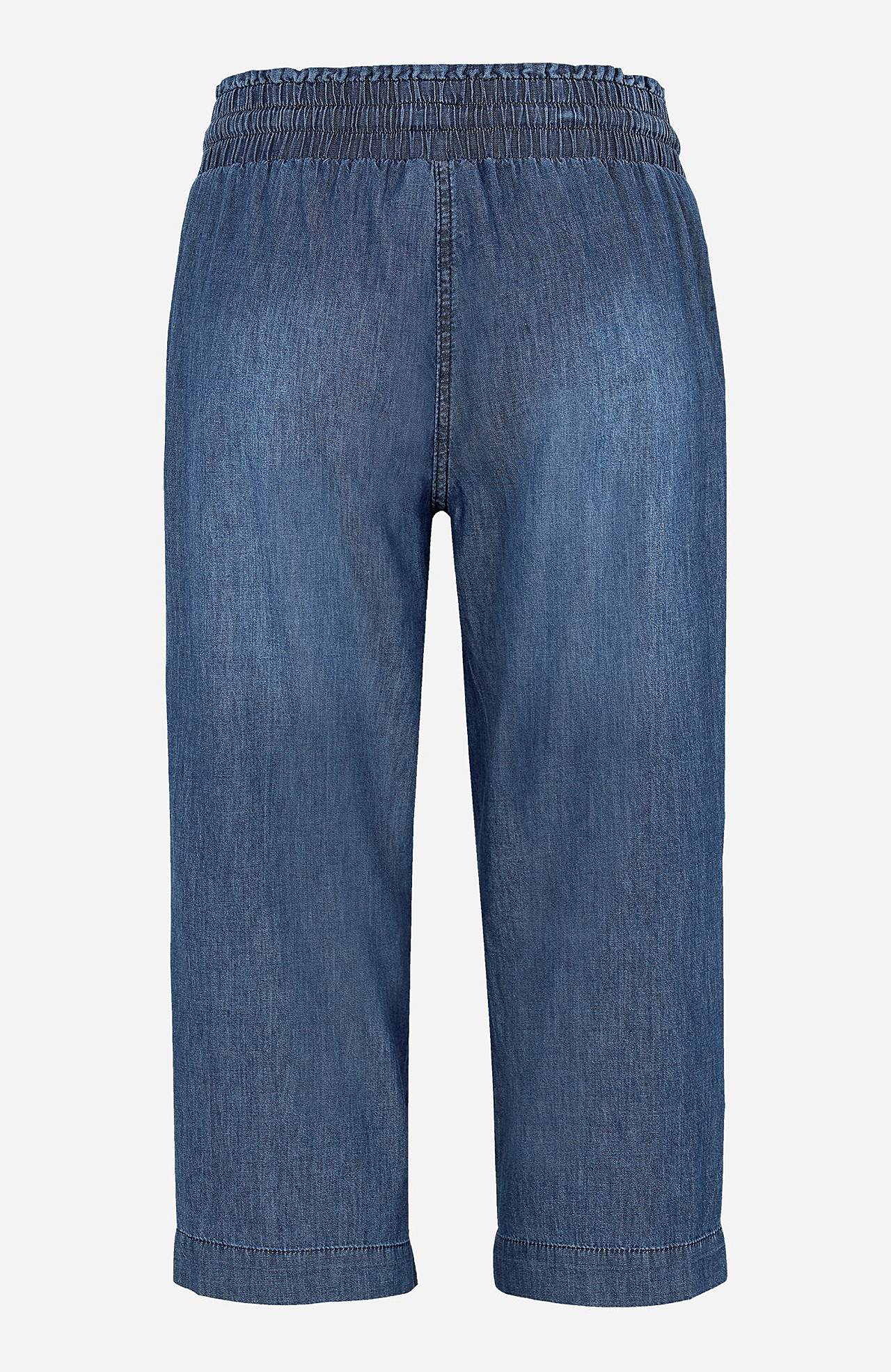 Casual capribuksen i denim Jade