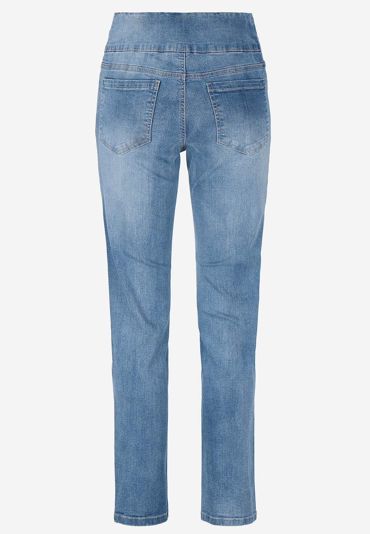Stretchy jeggings med høy elastisk midje Elin