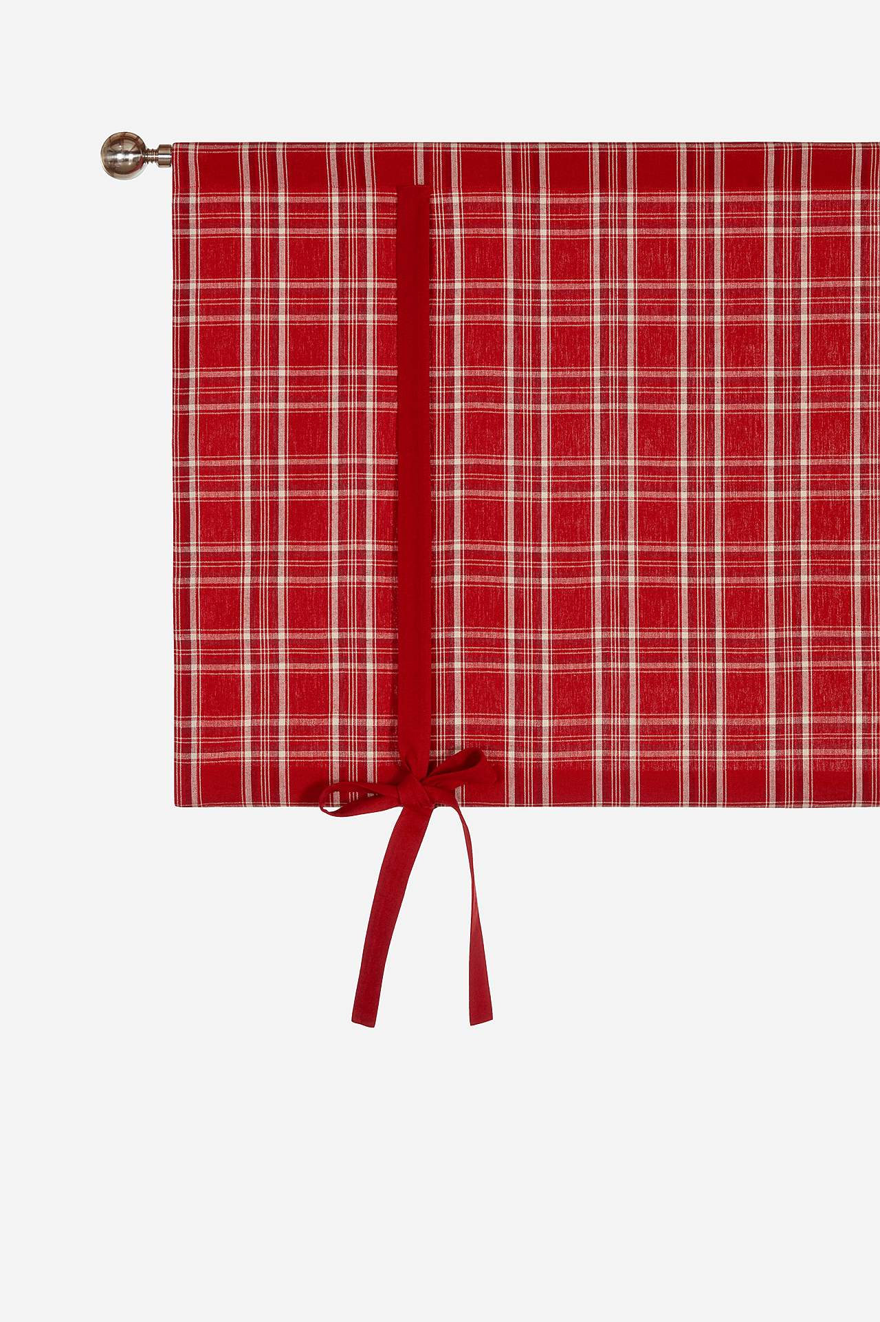 Rutete julegardin X-mas check