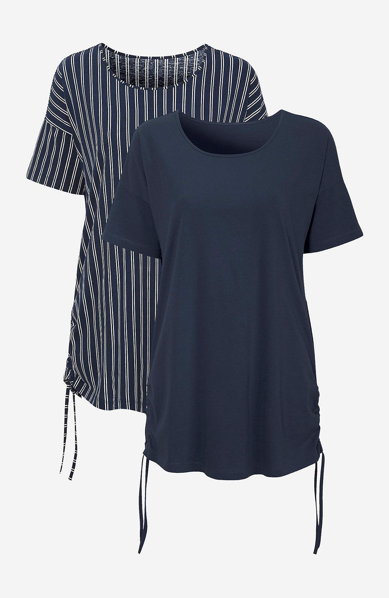 Kortermet topp i lang modell Vilde 2-pack