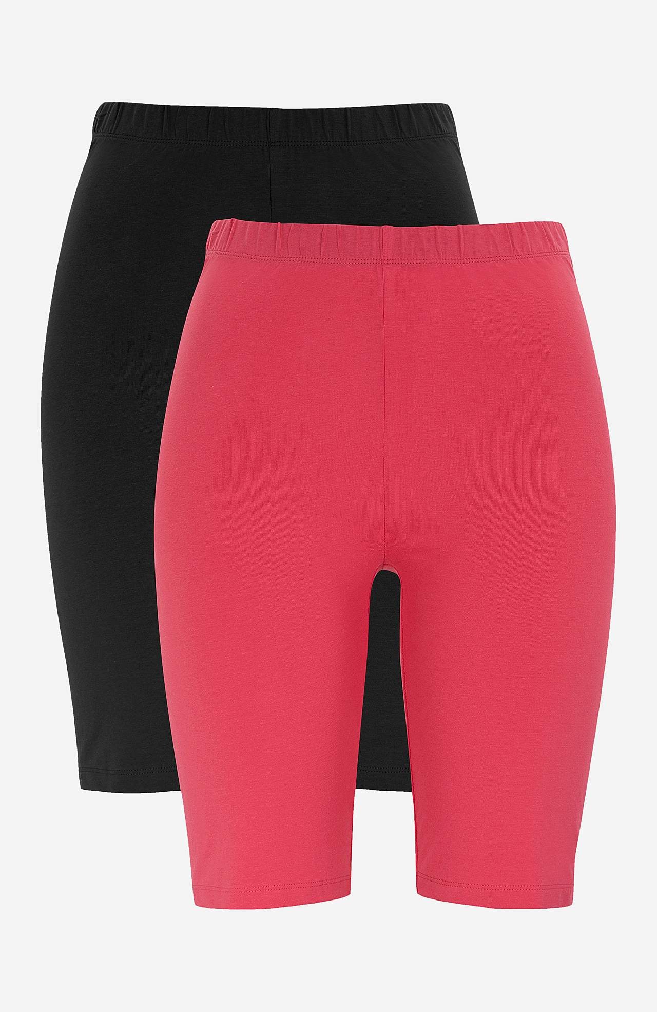 Komfortabel sykkelshorts i organisk bomull Tindra 2-pack