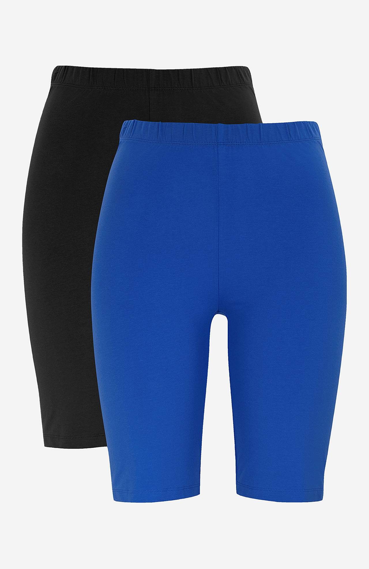 Komfortabel sykkelshorts i organisk bomull Tindra 2-pack