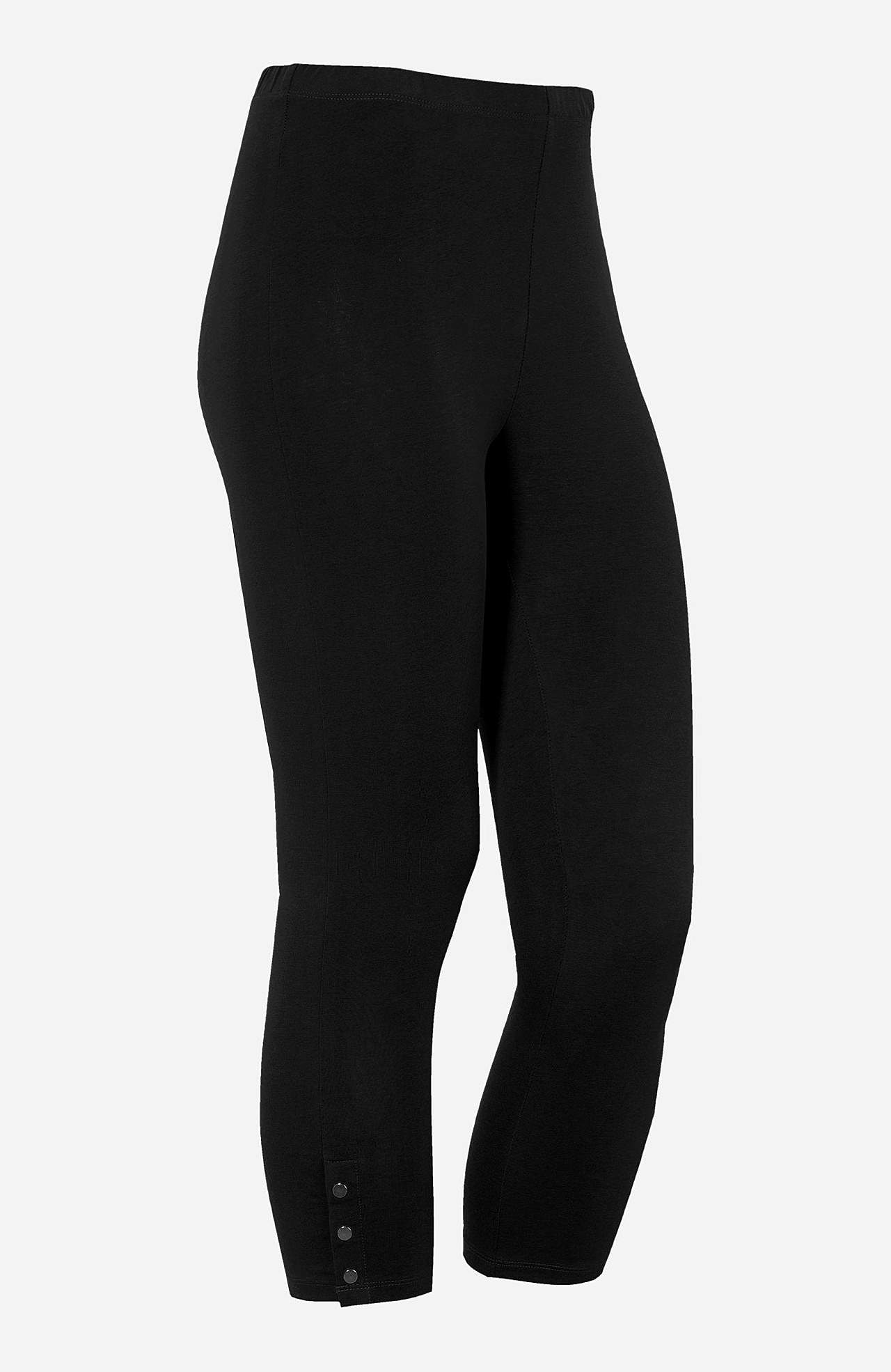 Caprileggings med fine knappedetaljer Milly 2-pack