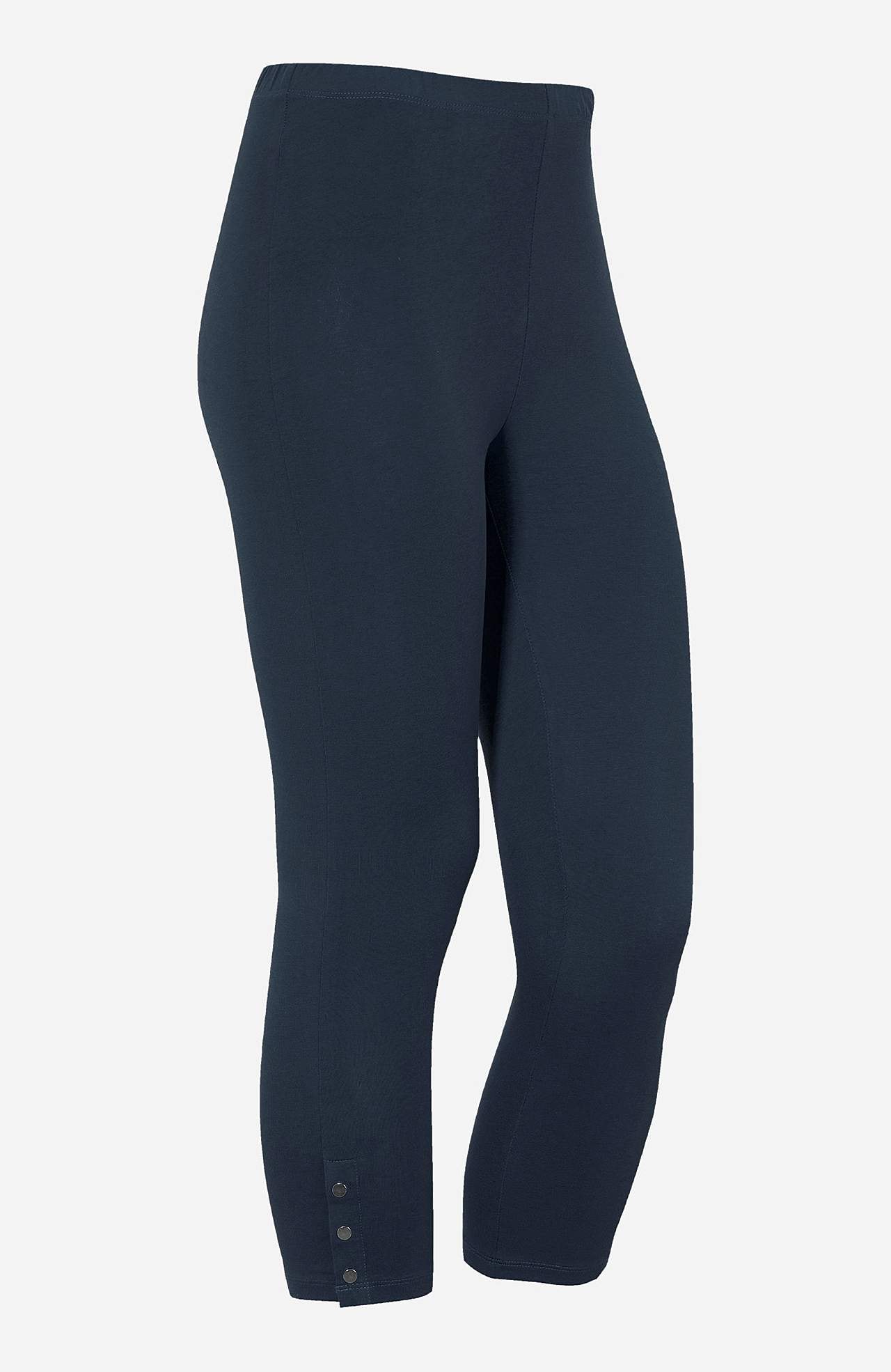 Caprileggings med fine knappedetaljer Milly 2-pack