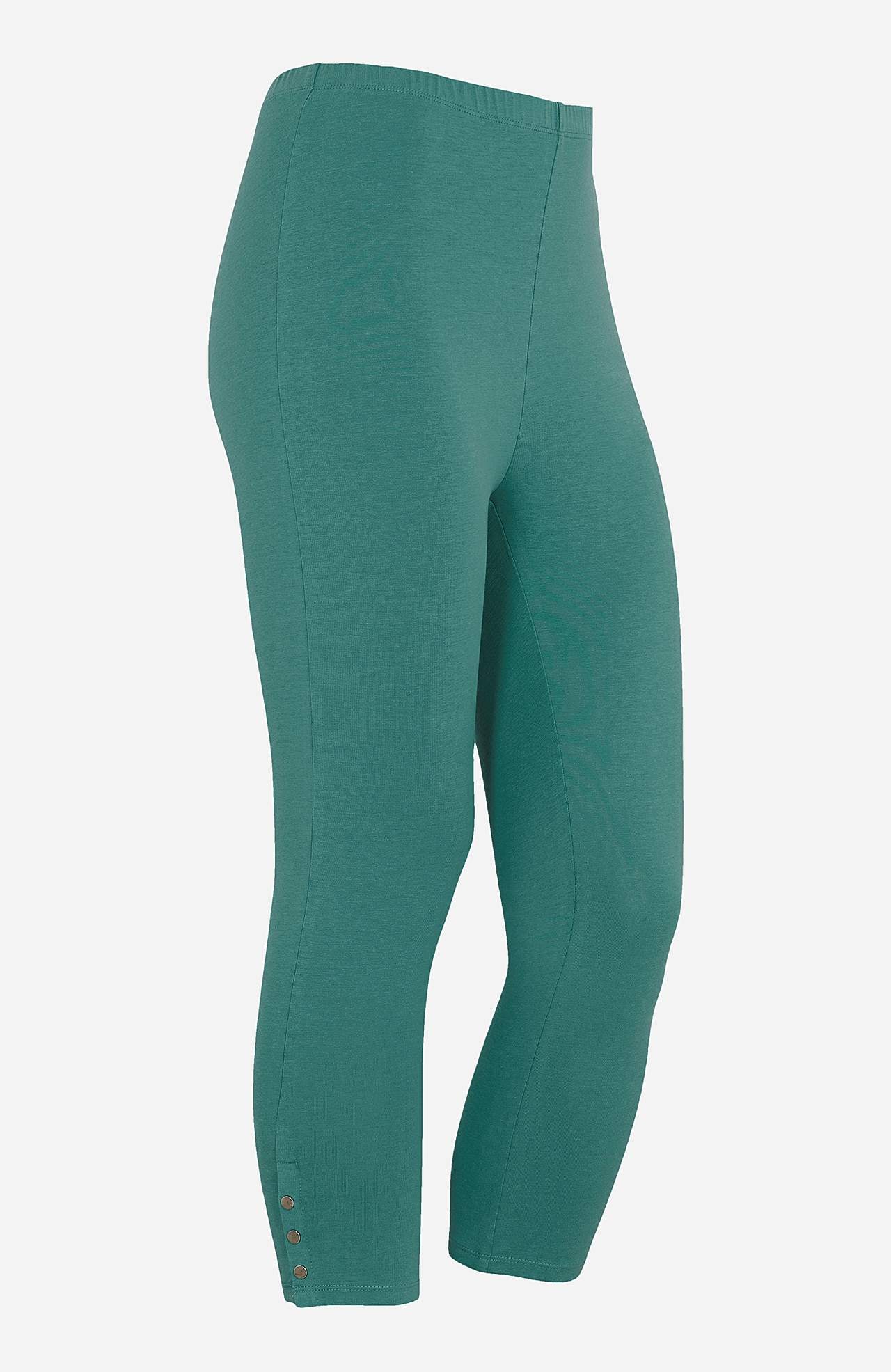 Caprileggings med fine knappedetaljer Milly 2-pack
