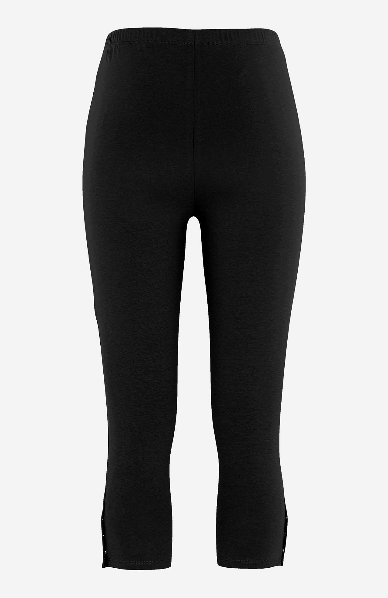 Caprileggings med fine knappedetaljer Milly 2-pack