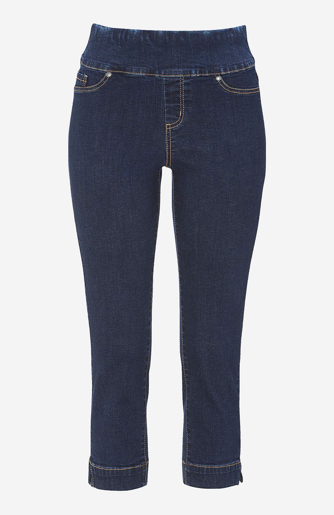 Superkomfortabel caprijeggings i denim Elin