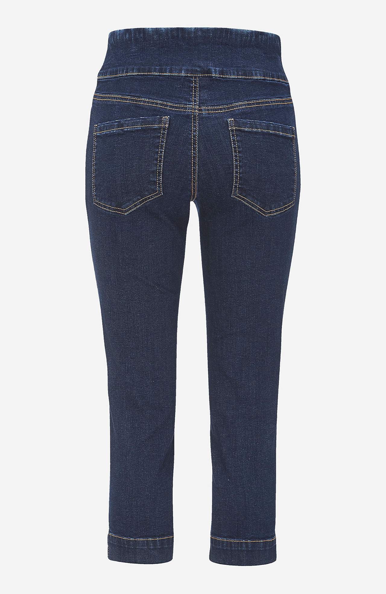Superkomfortabel caprijeggings i denim Elin