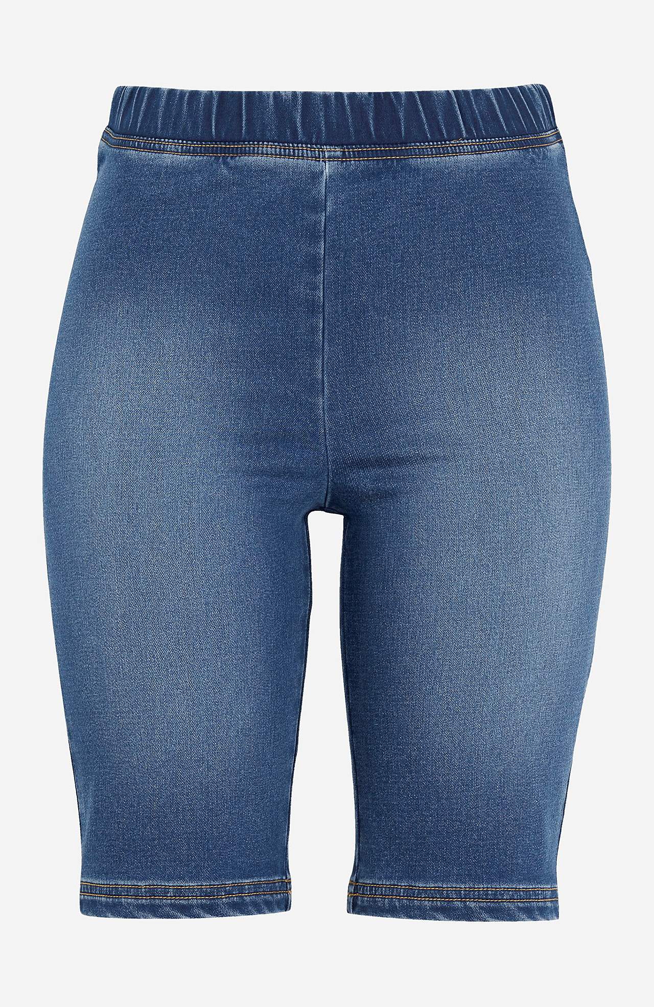 Sykkelshorts i denim
