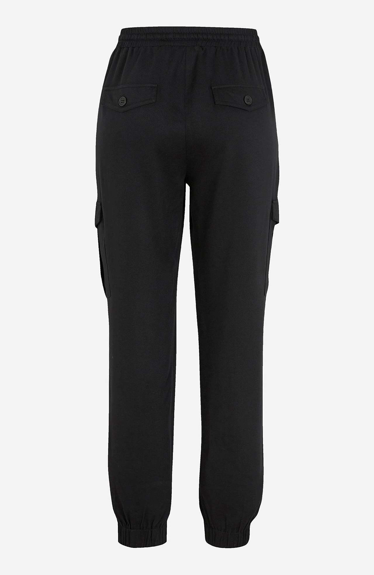 Uformelle cargobukser i viskose