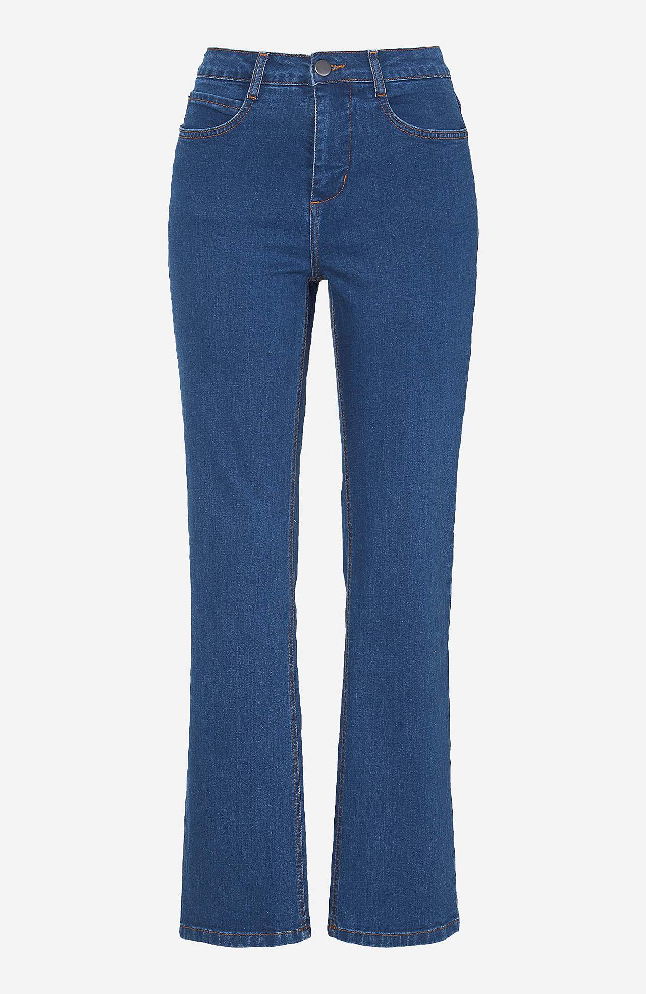 Rette jeans i organisk bomull Nissan