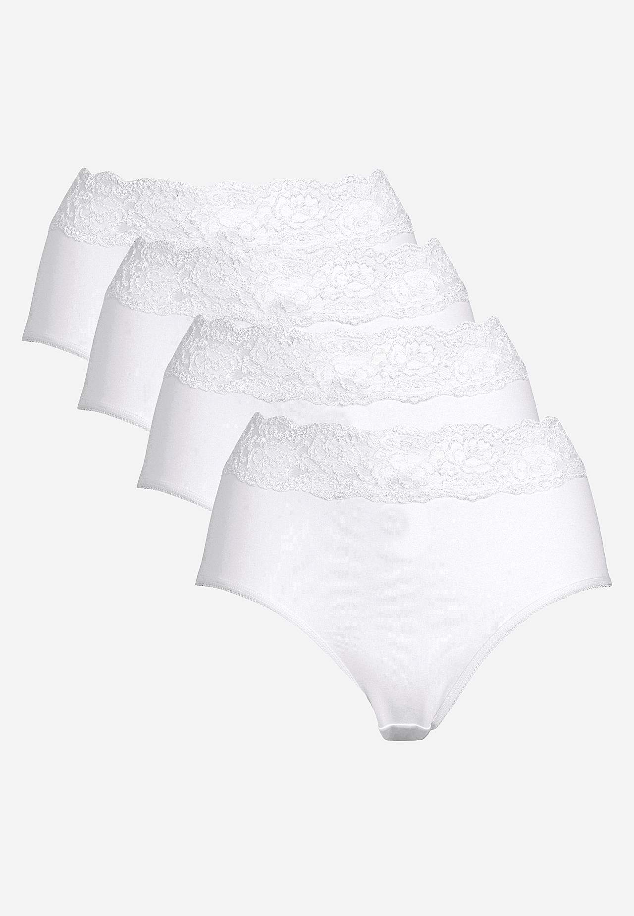 Miditruse i bomull 4-pack