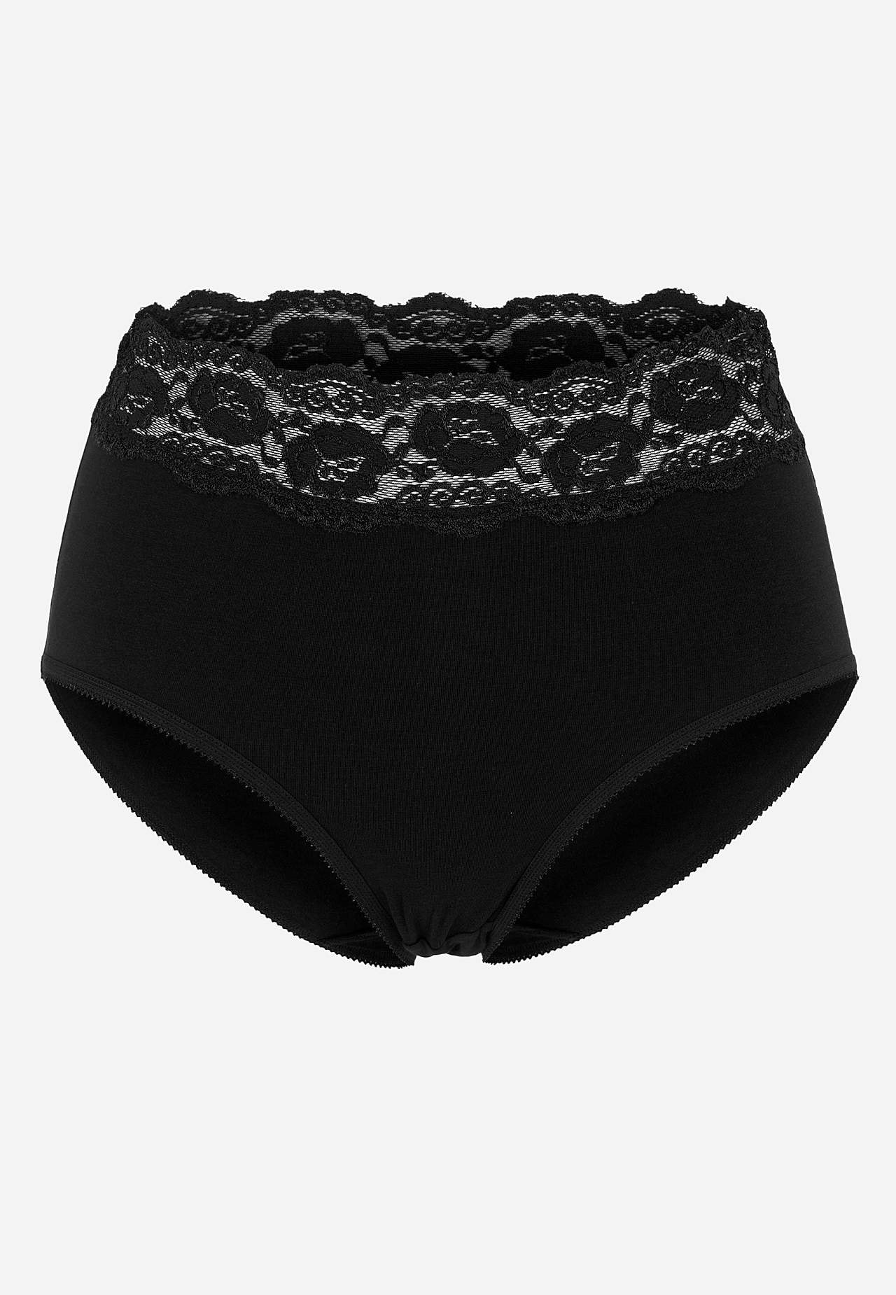 Miditruse i bomull 4-pack