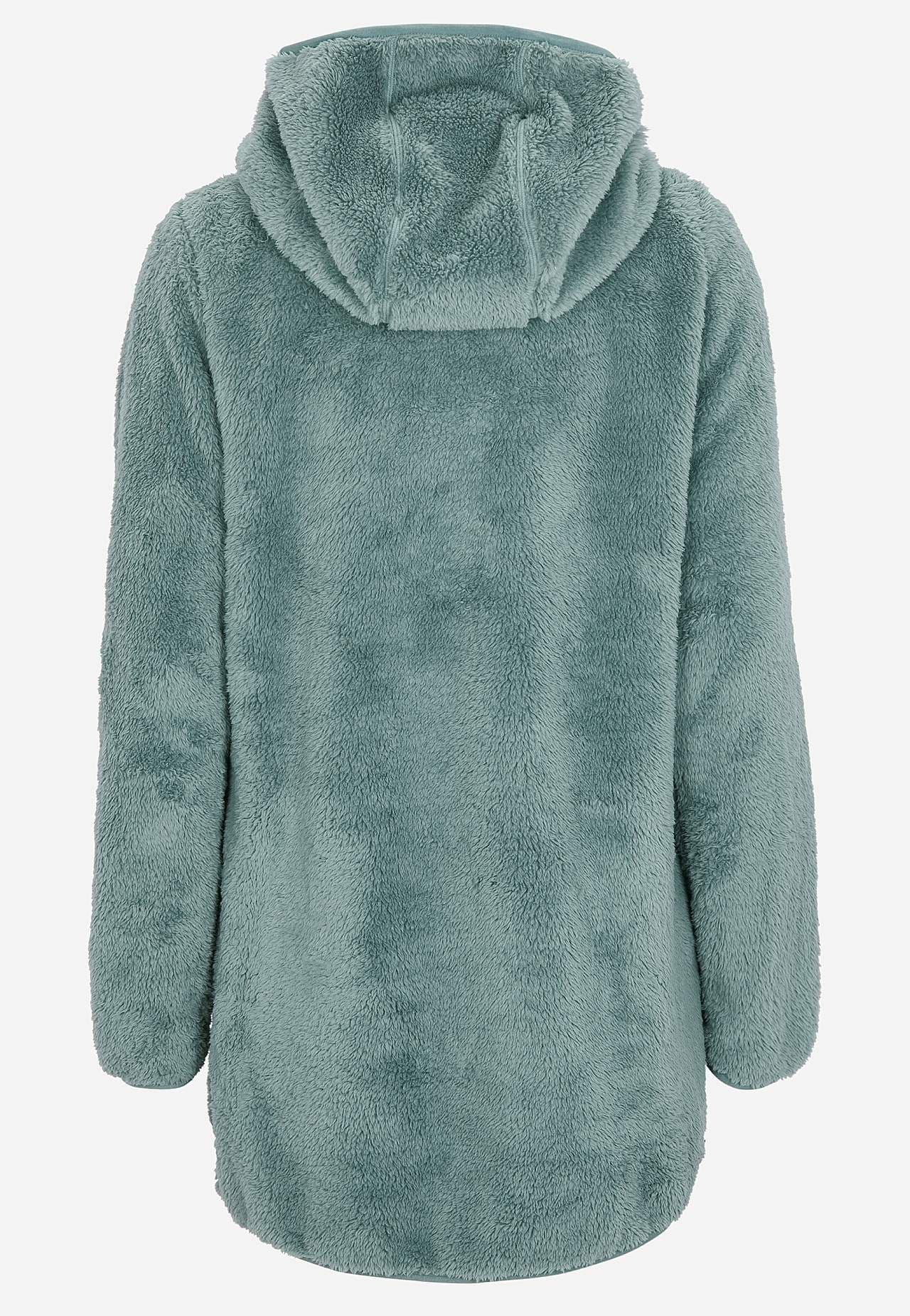 Koselig fleecejakke med hette