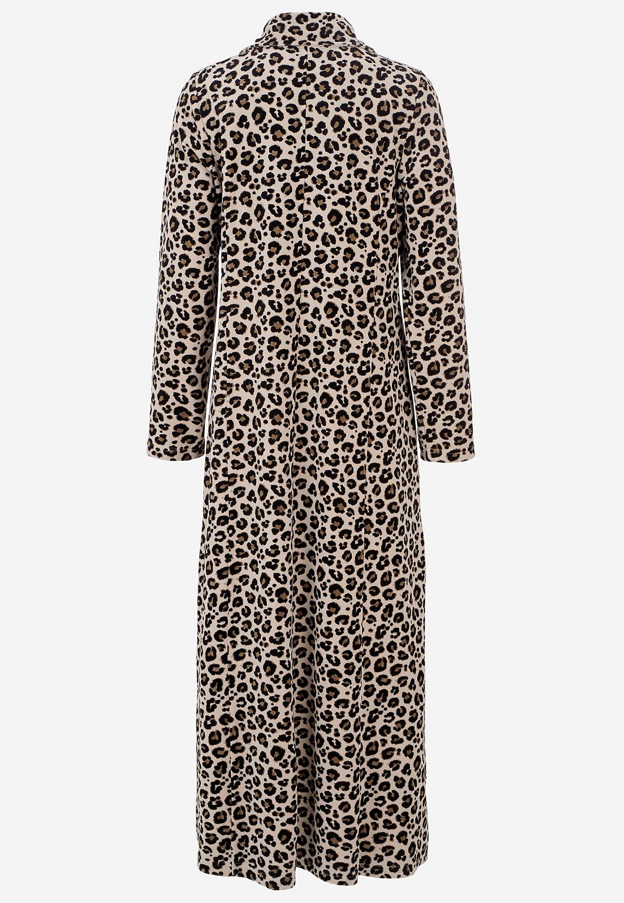 Lang morgenkåpe i velour Wilma