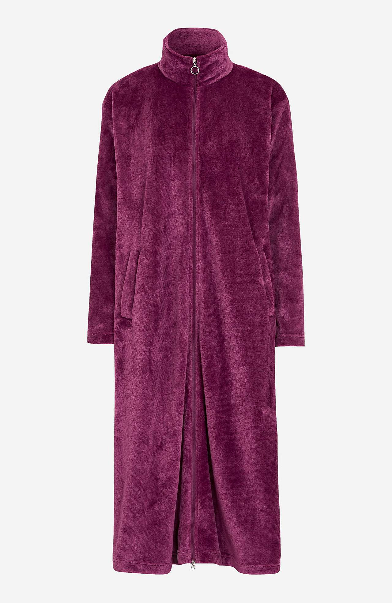 Lang morgenkåpe i fleece Philippa