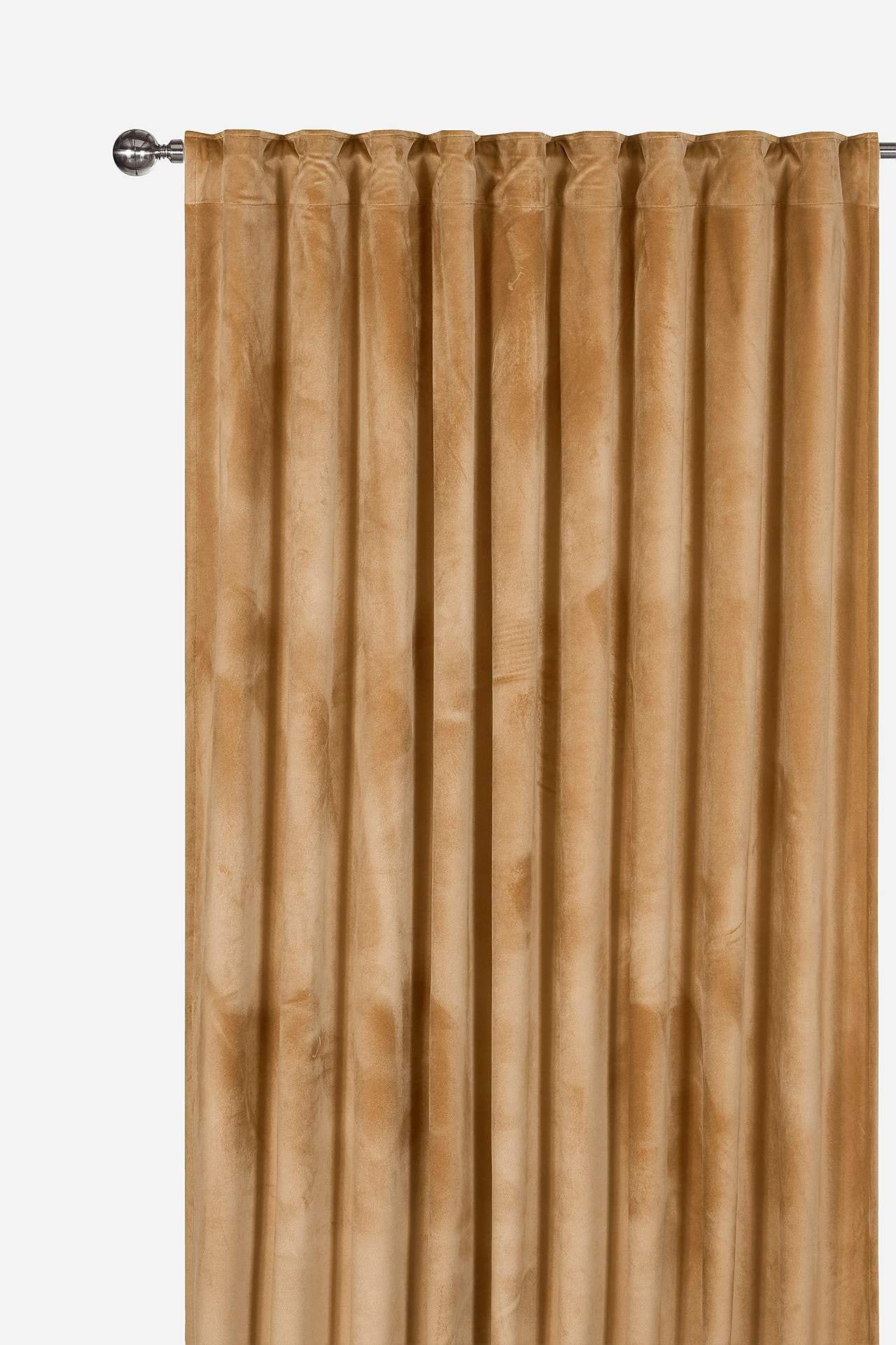 Gardinlengde fløyel 2-pack