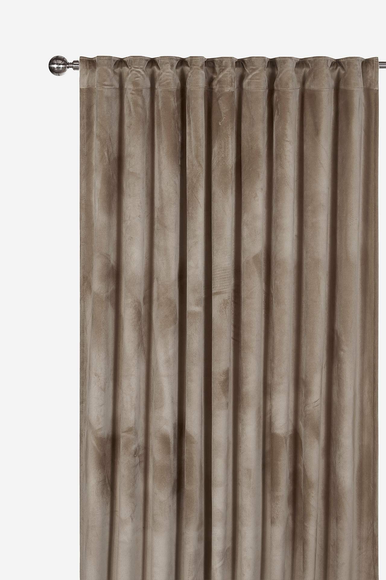 Gardinlengde fløyel 2-pack