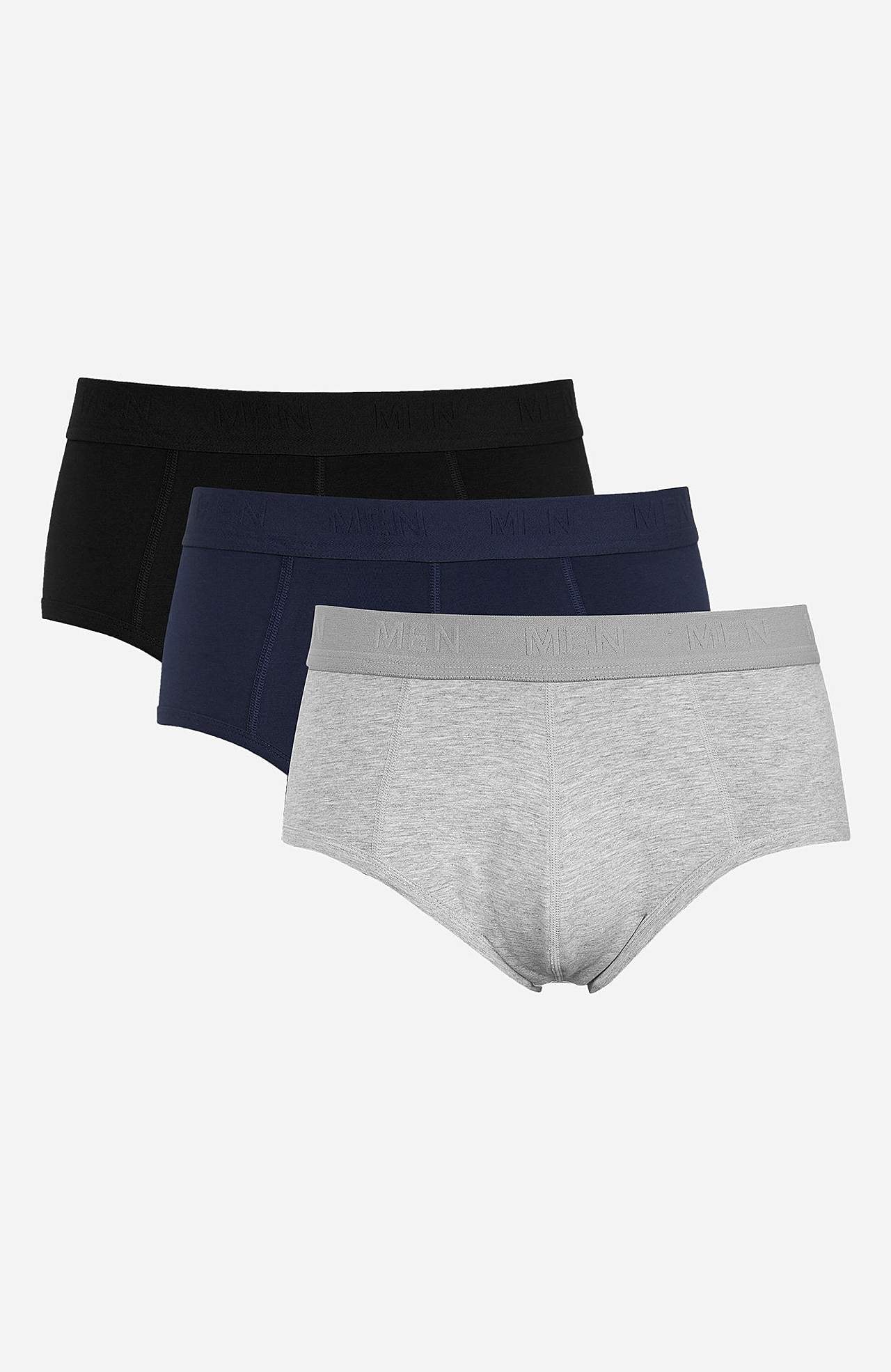 Underbukser i myk bomull David 3-pack