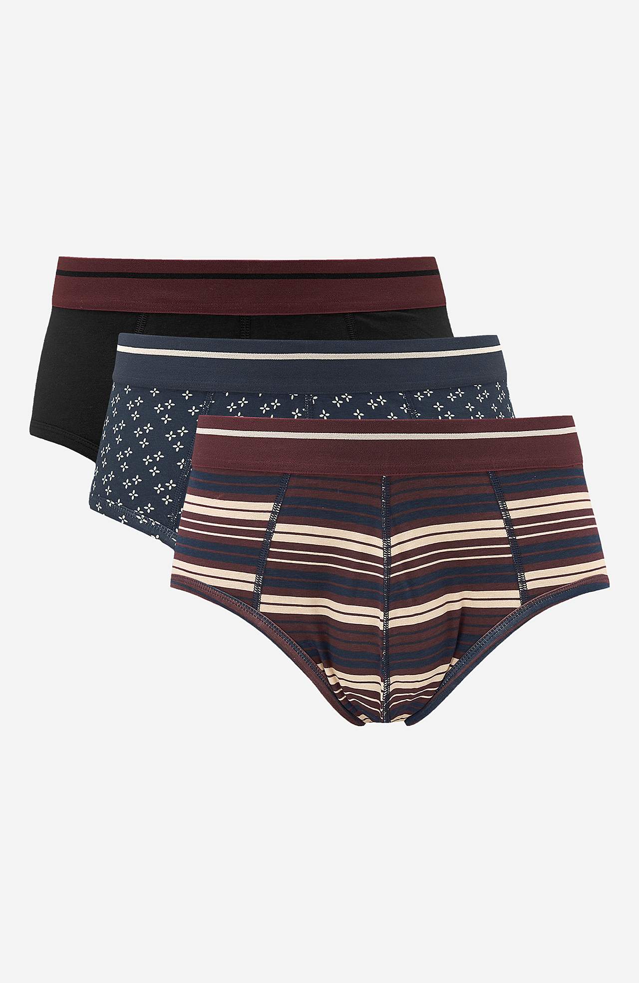 Underbukser i myk bomull David 3-pack