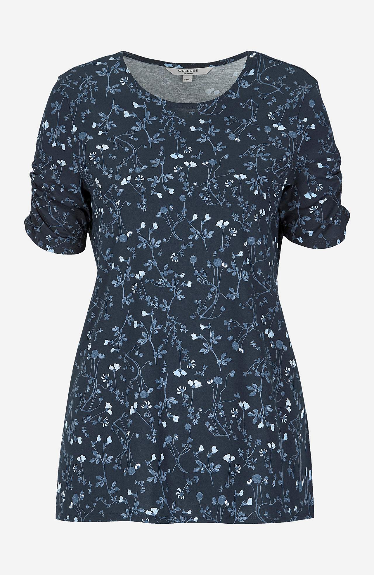 Jerseytopp med samlede ermer Amelia 2-pack