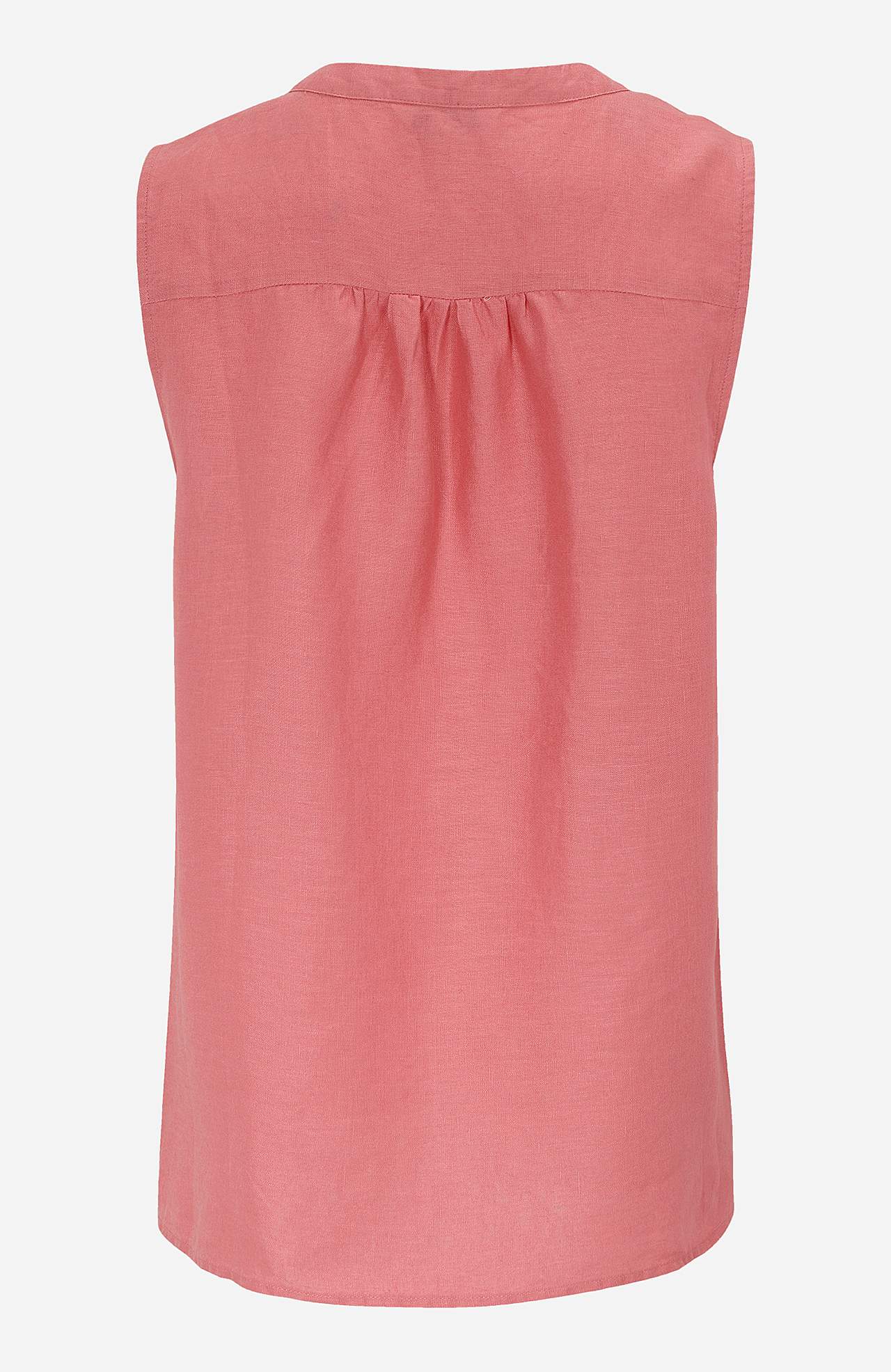 Linbluse Premium med ermeløs design
