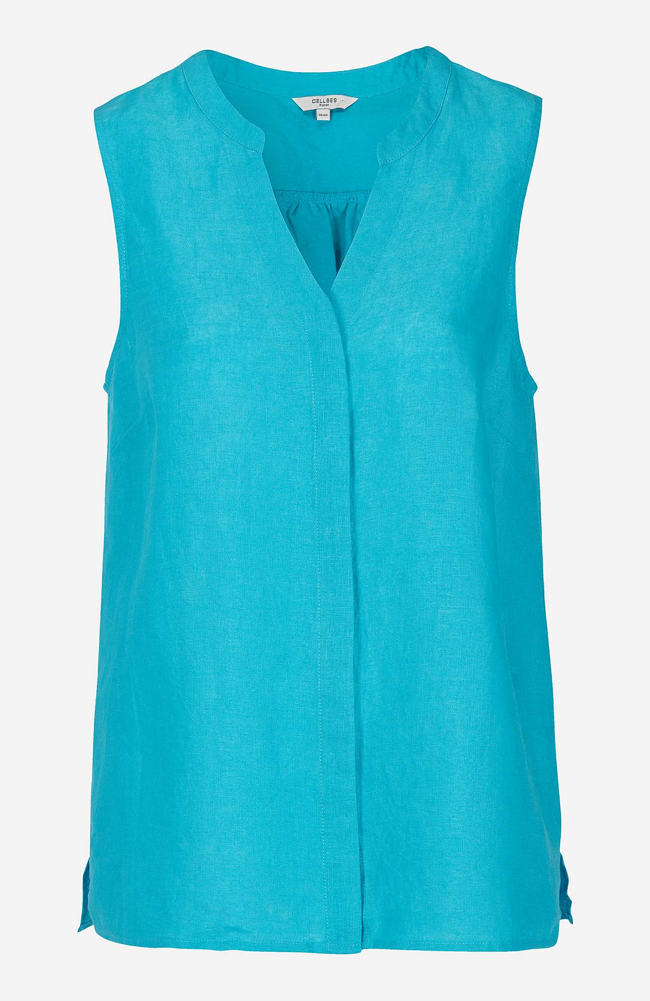 Linbluse Premium med ermeløs design
