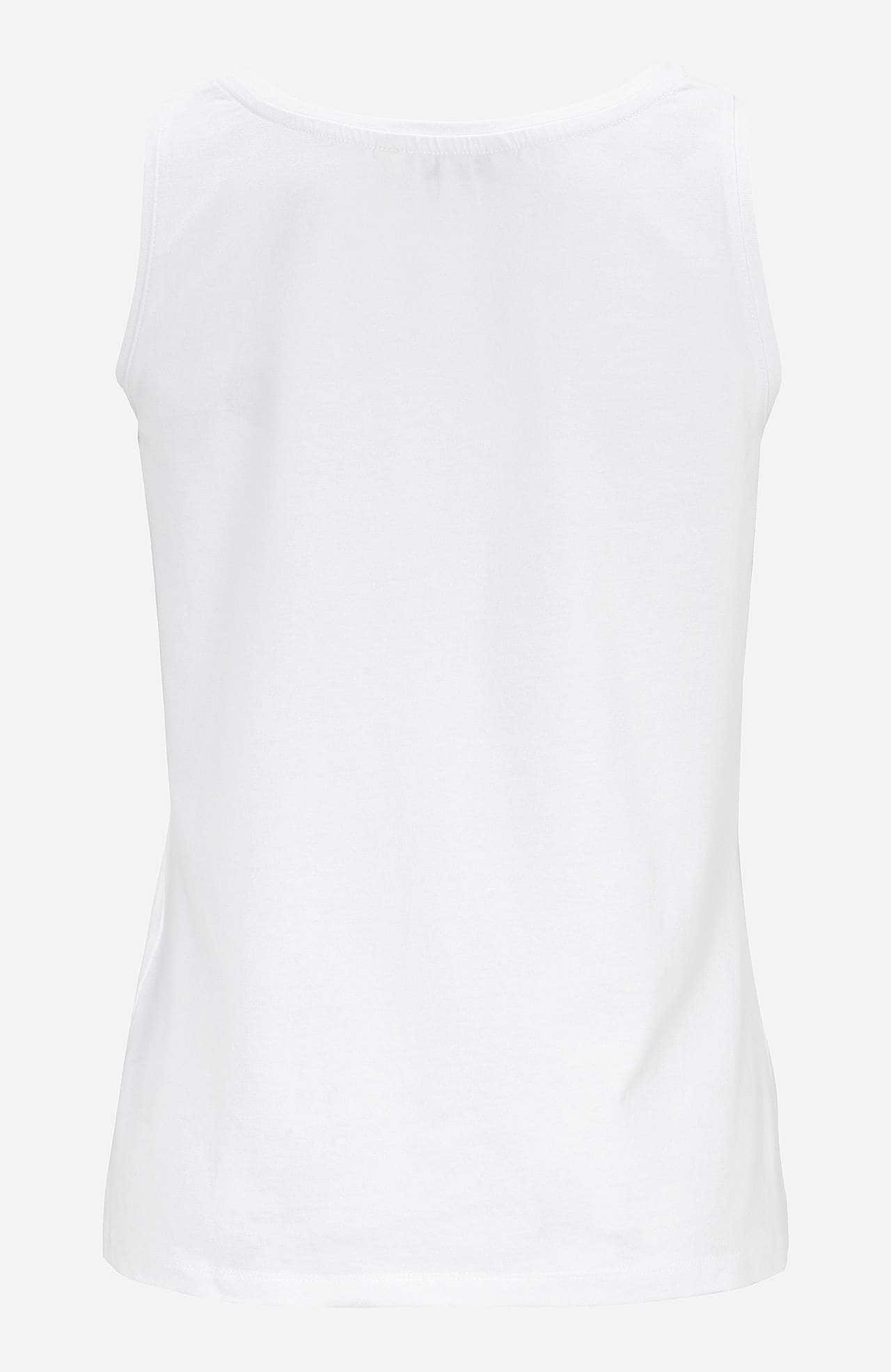 Singlet i myk, økologisk bomull 2-pack