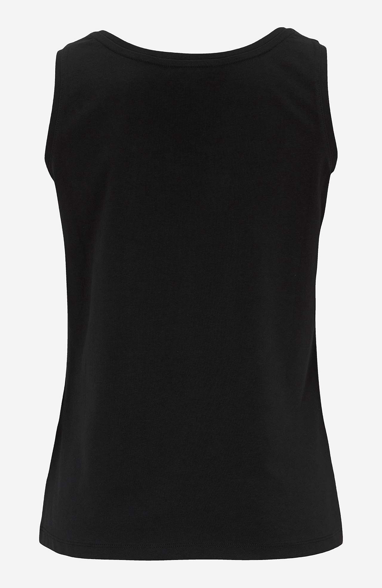 Singlet i myk, økologisk bomull 2-pack