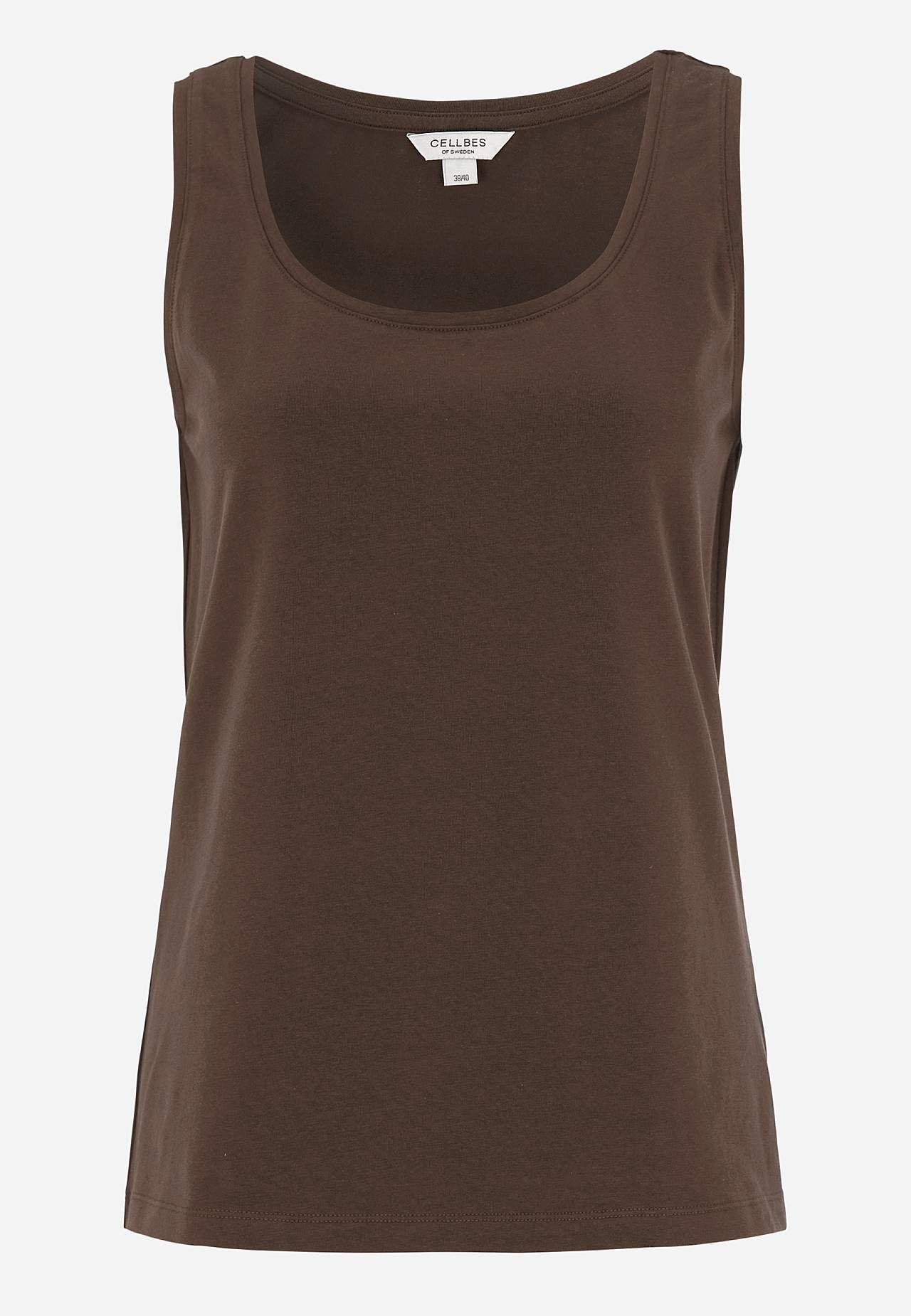 Singlet i myk, økologisk bomull 2-pack