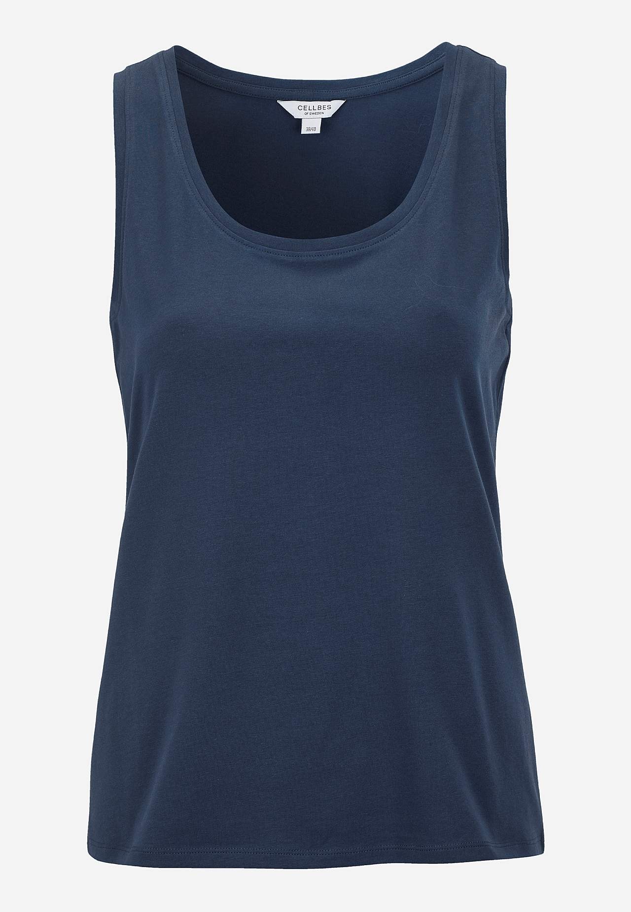 Singlet i myk, økologisk bomull 2-pack