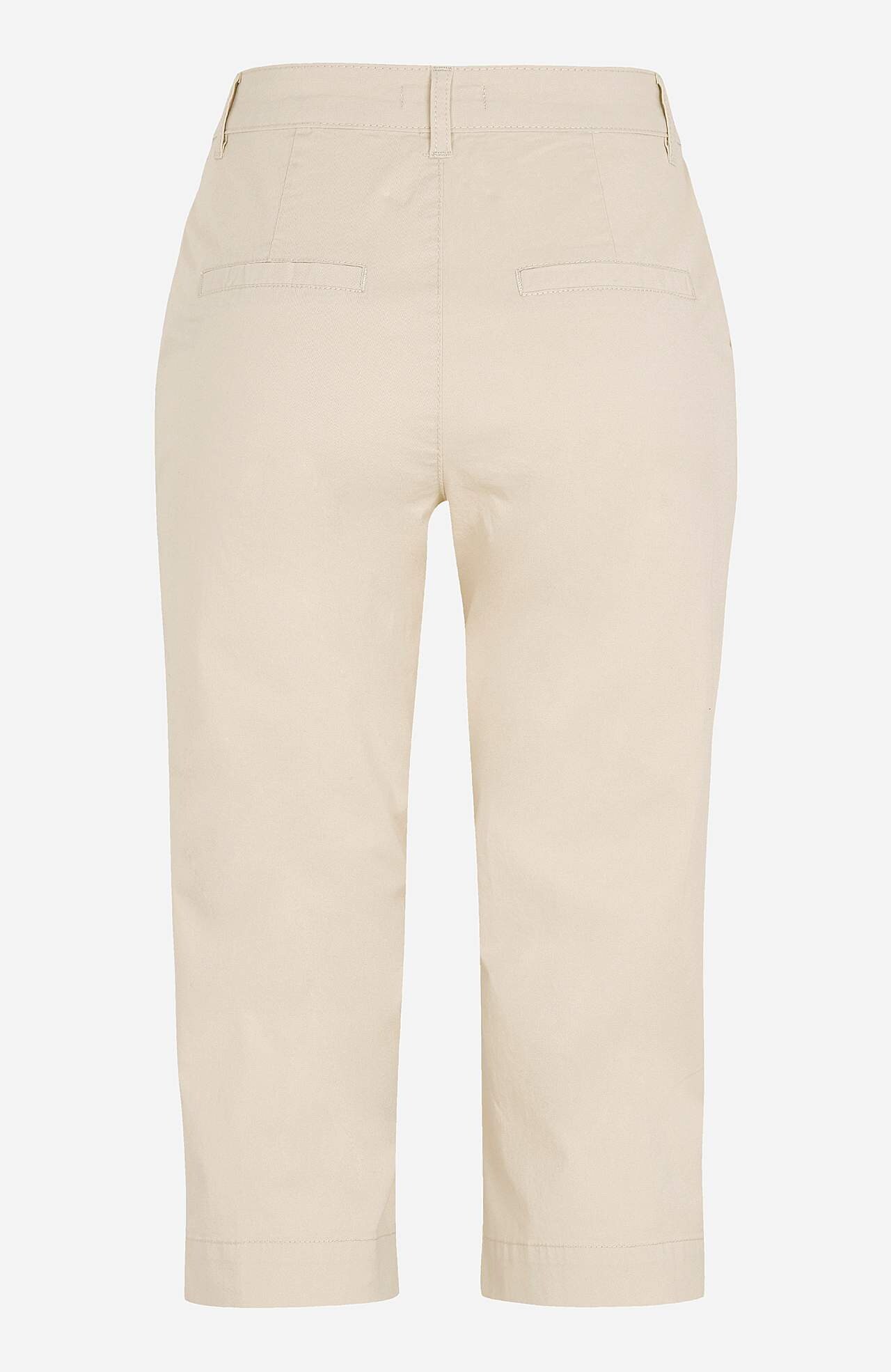 Capribukse i bomullstwill med stretch