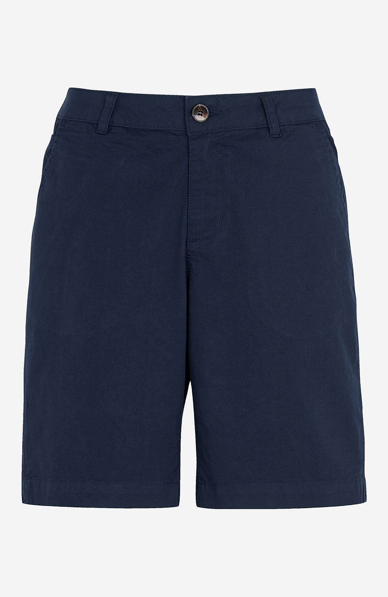 Shorts i bomullstwill med stretch
