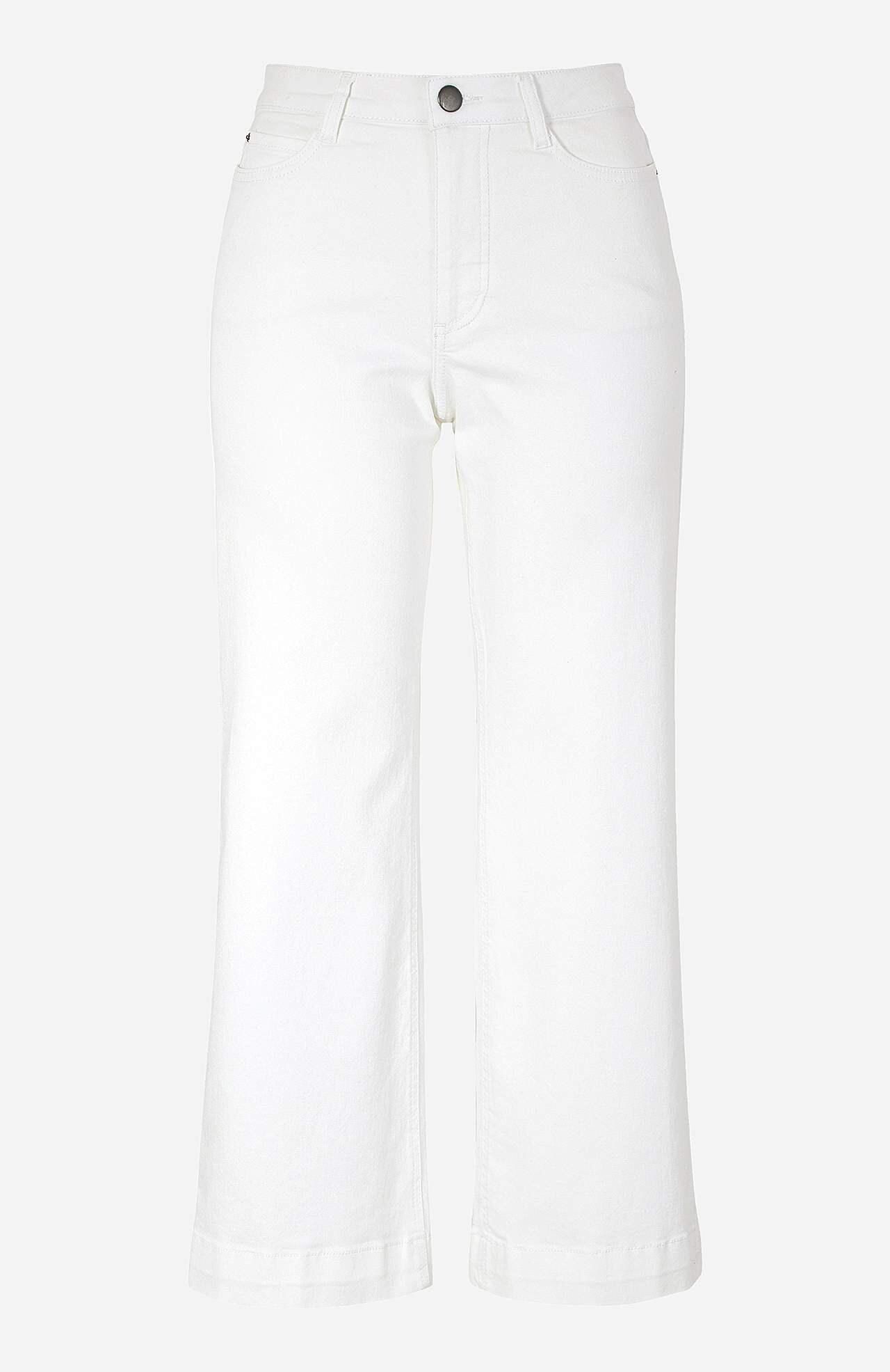 Ankellange stretchjeans Adina