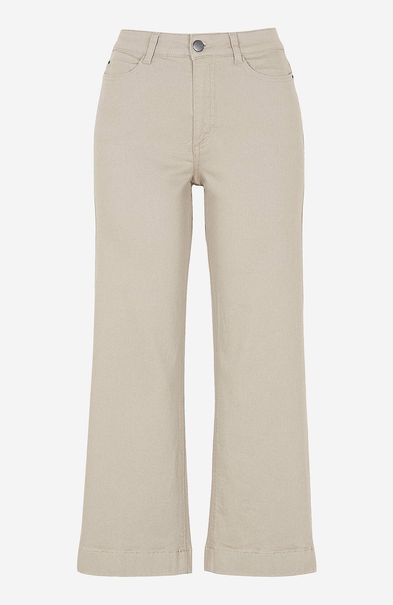 Ankellange stretchjeans Adina