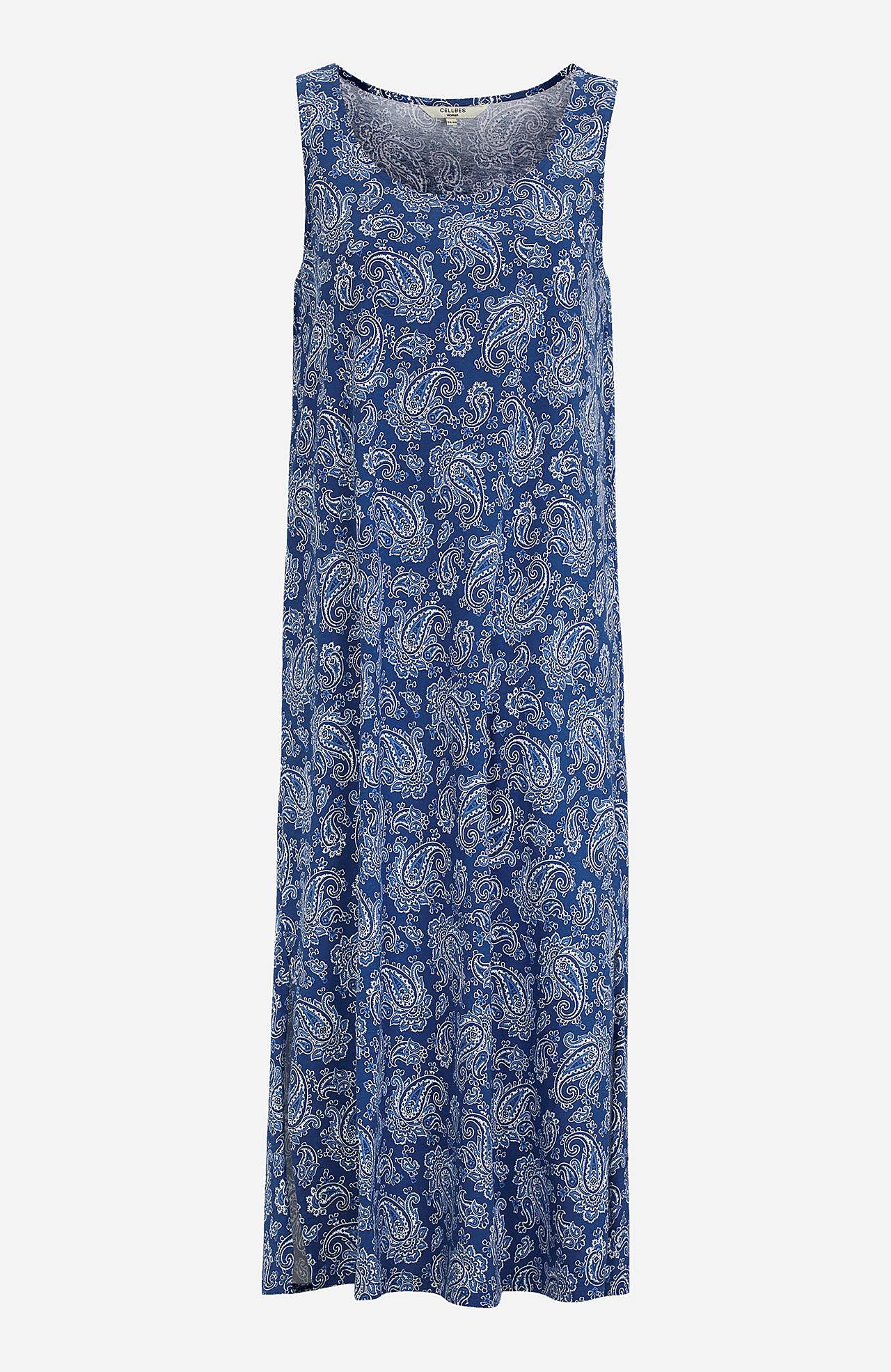 Lang, mønstret Jersey-kjole