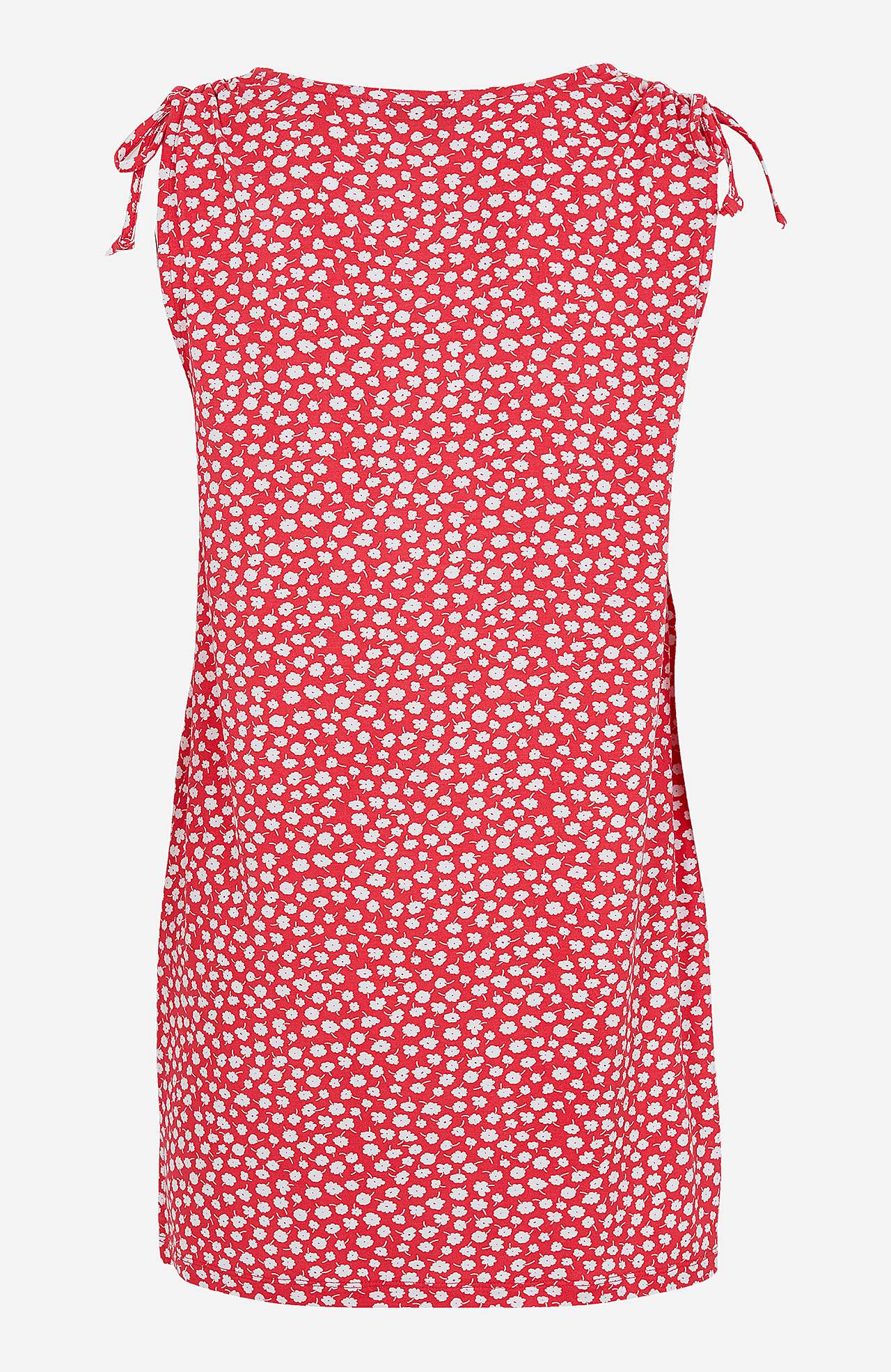 Mønstret jerseytunika med knytbar design