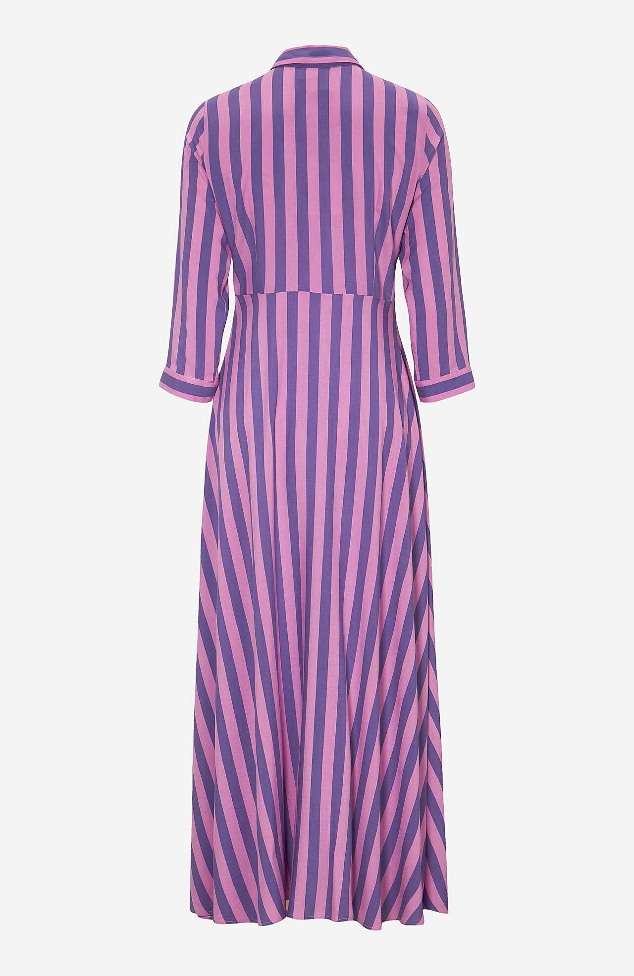 Mønstret skjortekjole