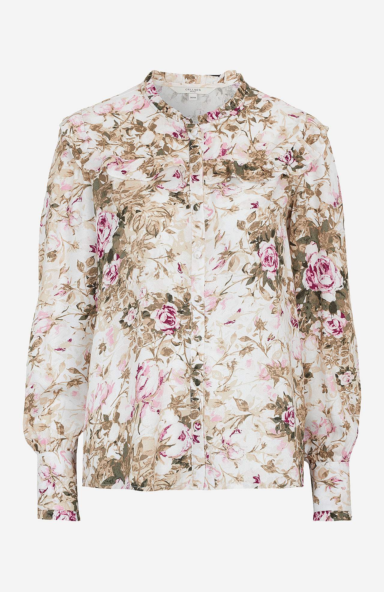 Mønstret bluse Laura