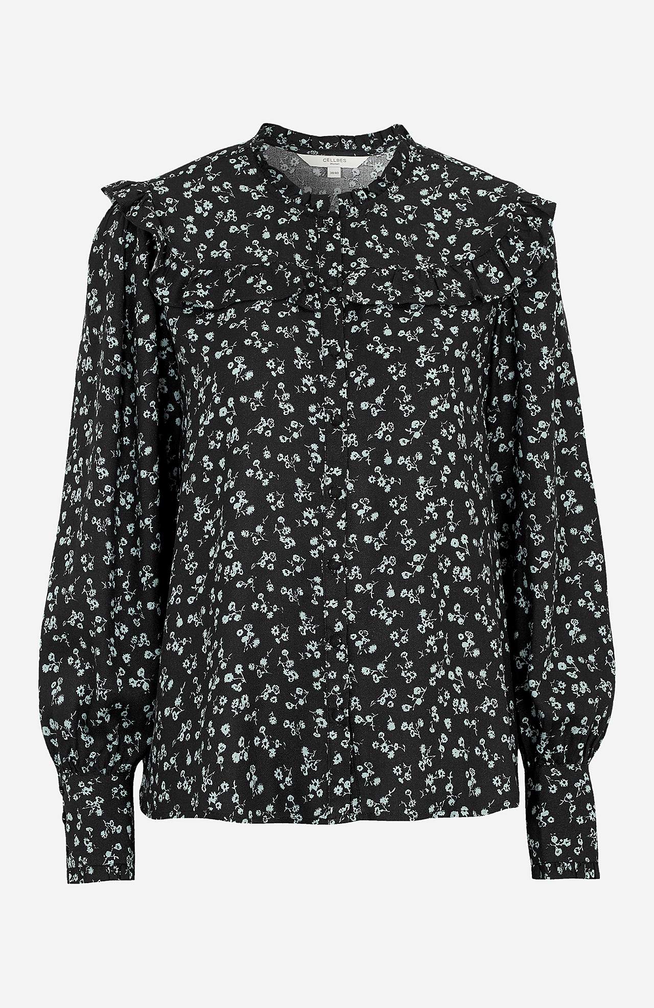 Mønstret bluse Laura
