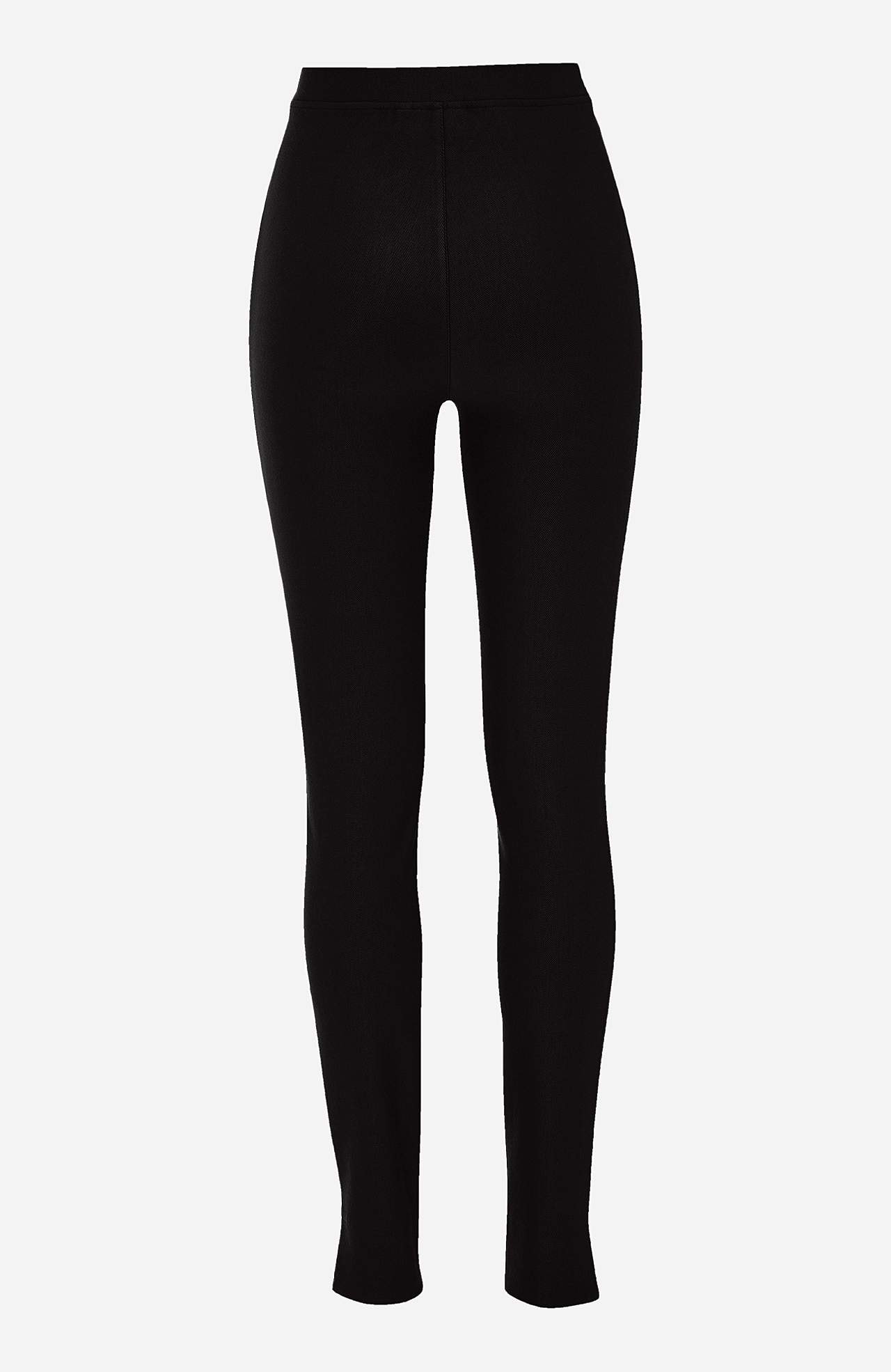 Leggings i jersey med stretch twill